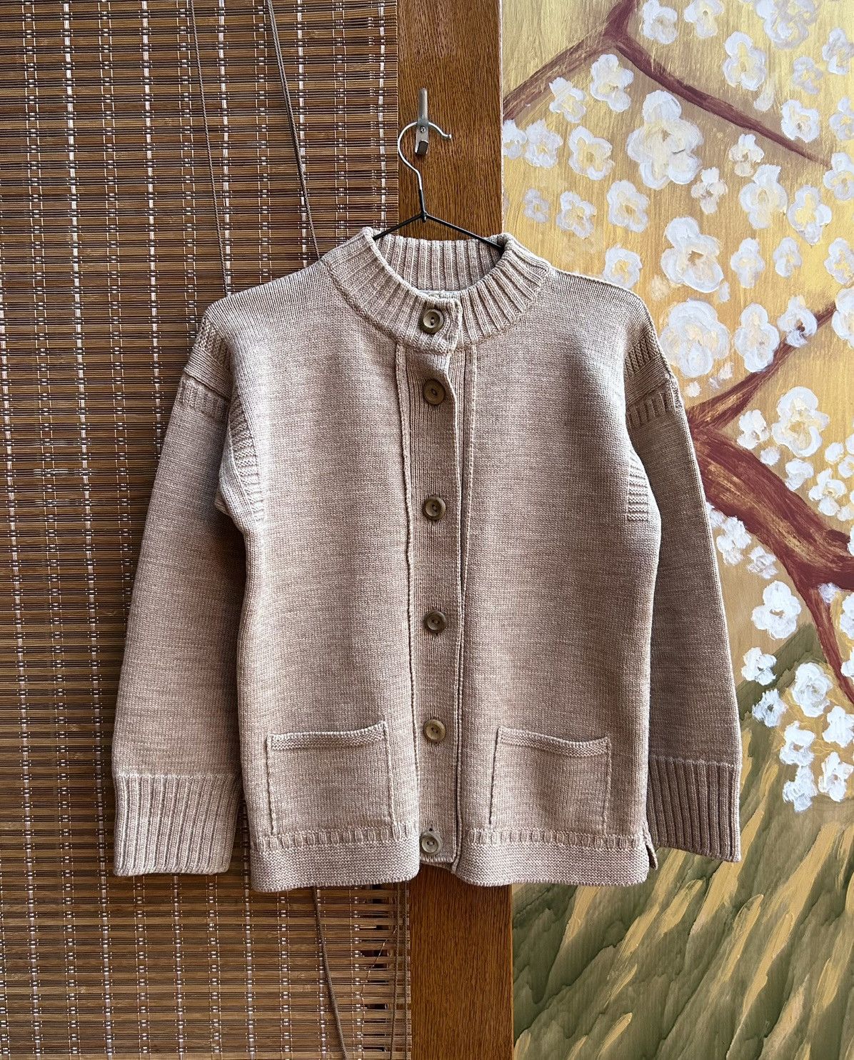 Le Tricoteur Guernsey Vintage Guernsey Woollens Fisherman Traditional Cardigan Size S / US 4 / IT 40 - 1 Thumbnail