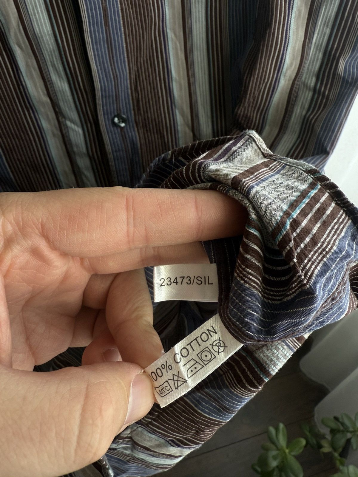 Yves Saint Laurent Multicolor YSL Shirt Cotton Yves Saint Laurent Shirt Size US XXL / EU 58 / 5 - 4 Thumbnail