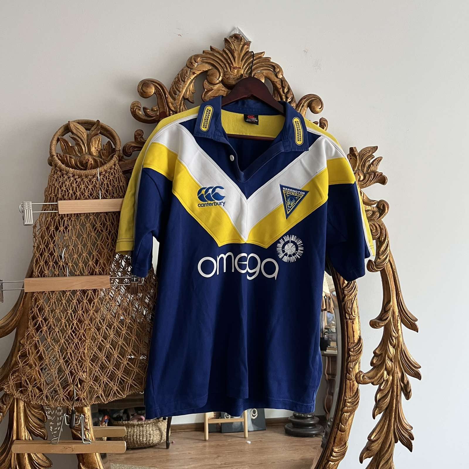 Canterbury of New Zealand × Vintage Vintage Canterbury Warrington Wolves Rugby Jersey Sz XL Size US XL / EU 56 / 4 - 1 Thumbnail