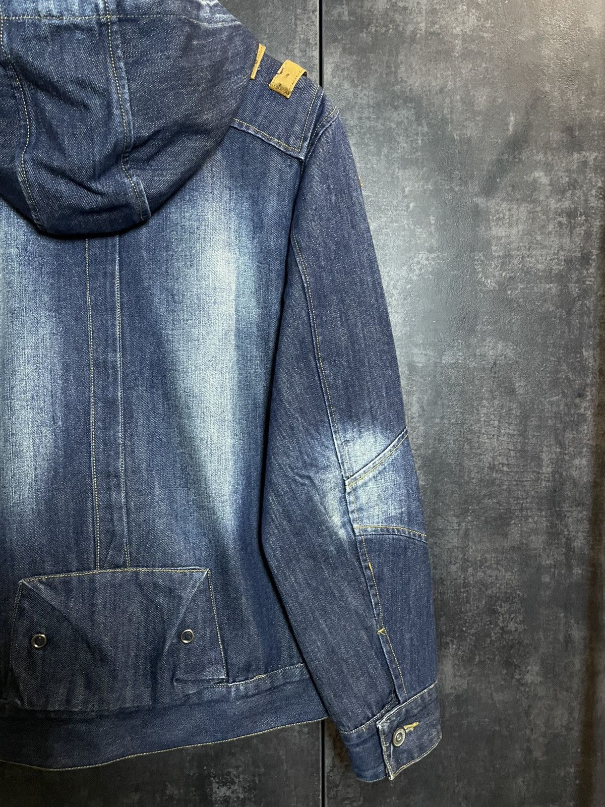 Japanese Brand Vintage Denim Military Jacket Napoleon Military Streetwear Size US L / EU 52-54 / 3 - 9 Thumbnail
