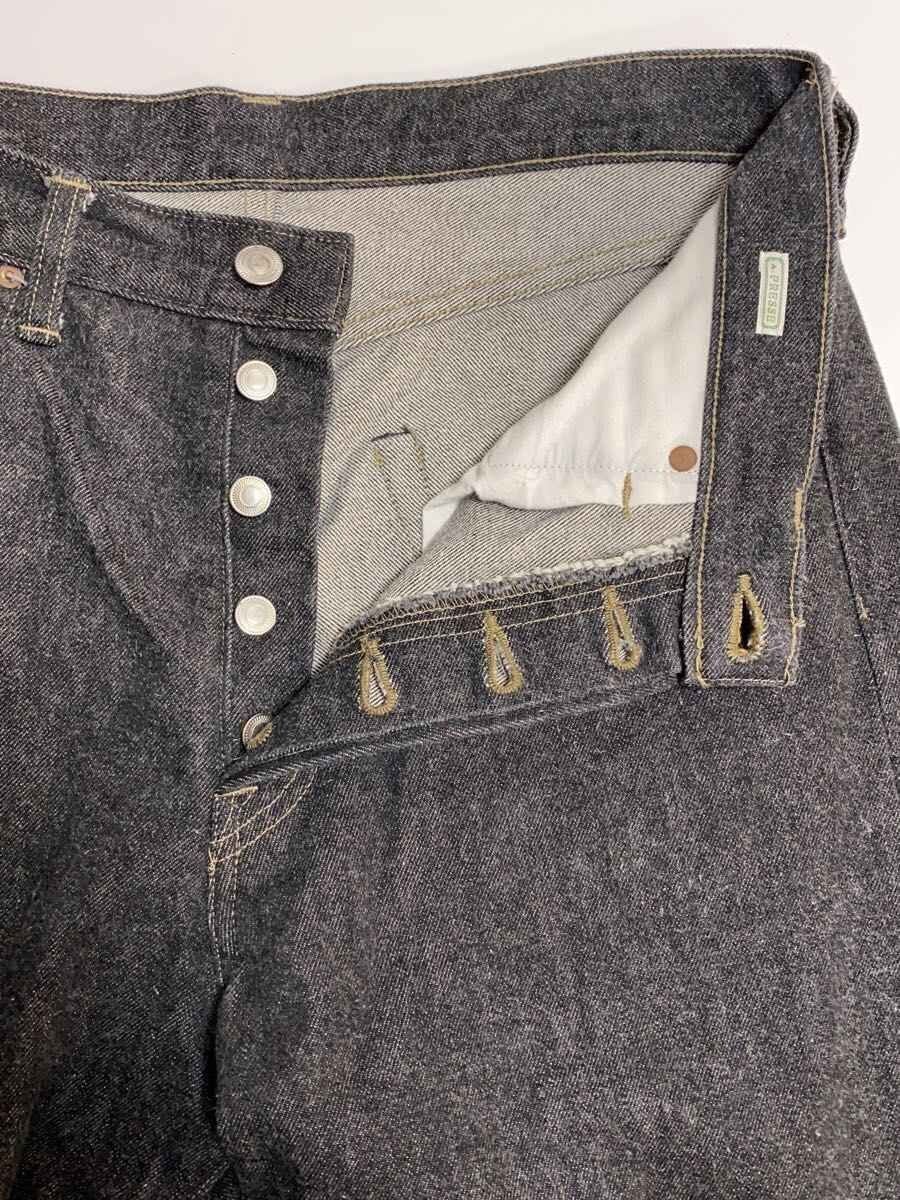 A.PRESSE Cotton Black Washed Denim Pants Size US 32 / EU 48 - 3 Thumbnail