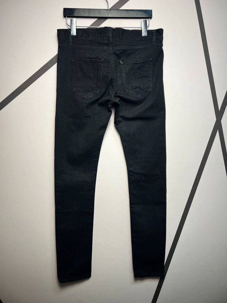Yves Saint Laurent Saint laurent 17 Spring/Summer Knife Cut Black Basic Jeans Size US 32 / EU 48 - 2 Thumbnail