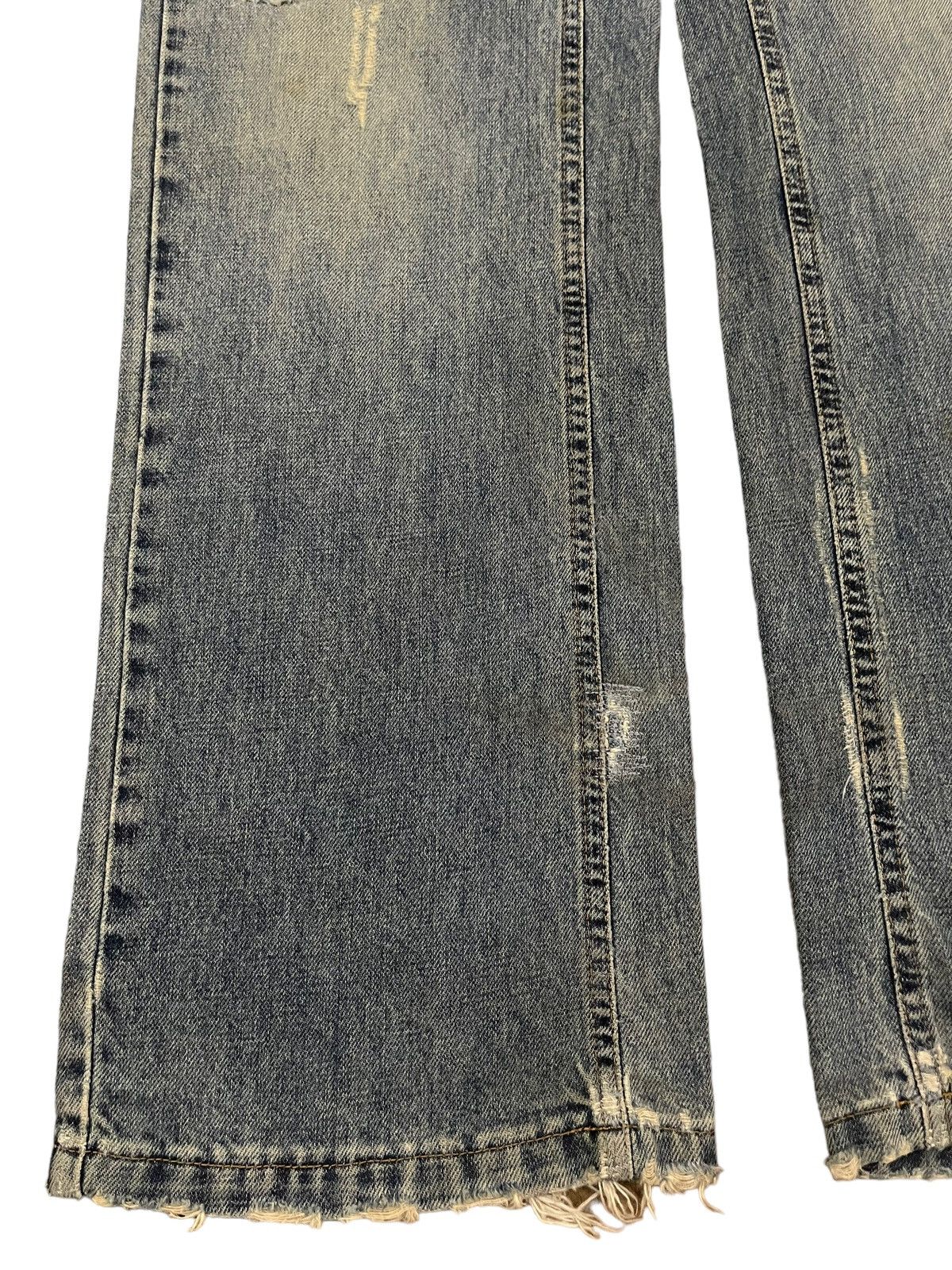 Richmond Denim Vintage Richmond Denim Blue Wash Distress Baggy Jeans Size US 31 - 5 Thumbnail