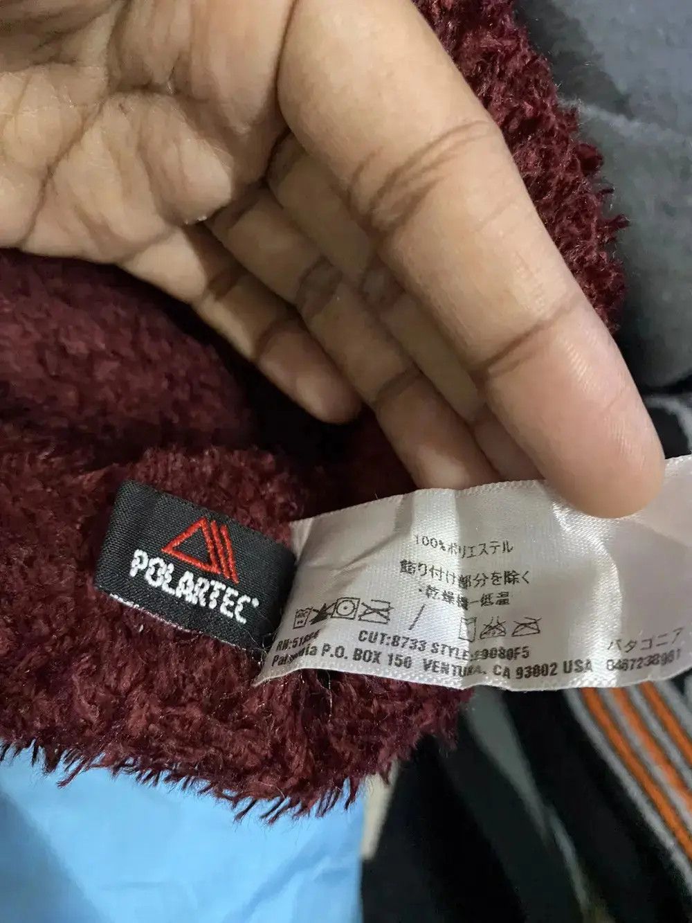 Patagonia Patagonia Polartec Spellout Fleece Beanie Hat Size ONE SIZE - 6 Thumbnail