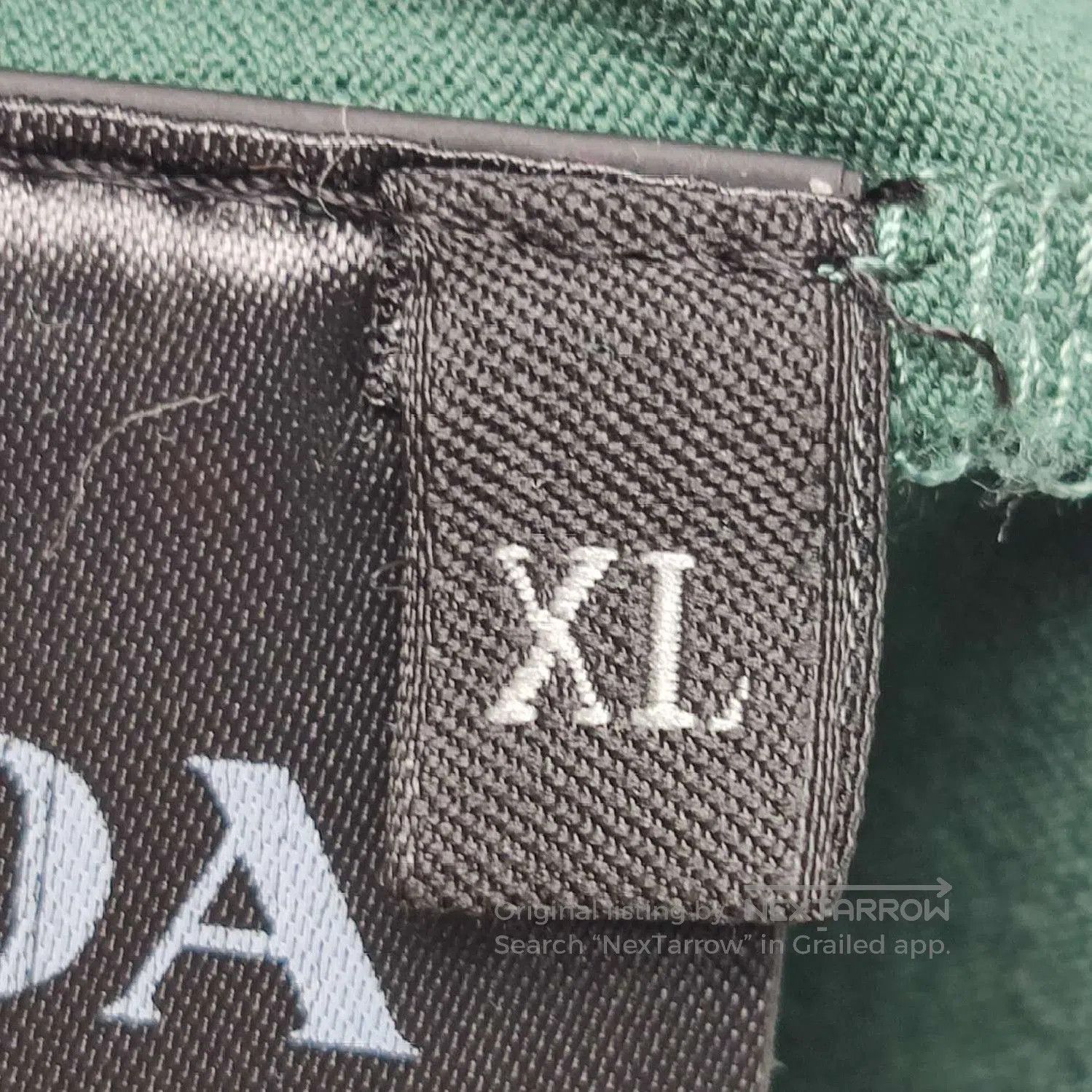 Prada Prada Logo Long Sleeve Polo Shirt . Size XL / US 12-14 / IT 48-50 - 7 Thumbnail