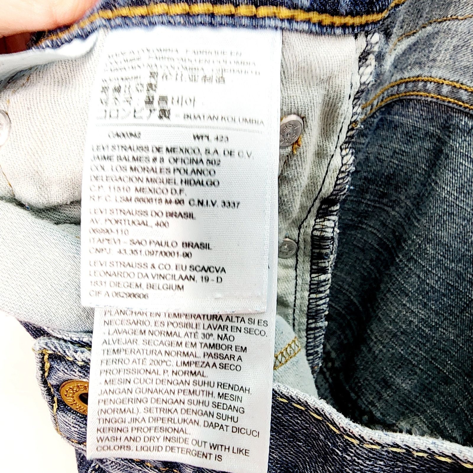 Levi's Levi 569 Loose Straight Fit Men's Blue Denim Jeans Size US 40 / EU 56 - 11 Thumbnail