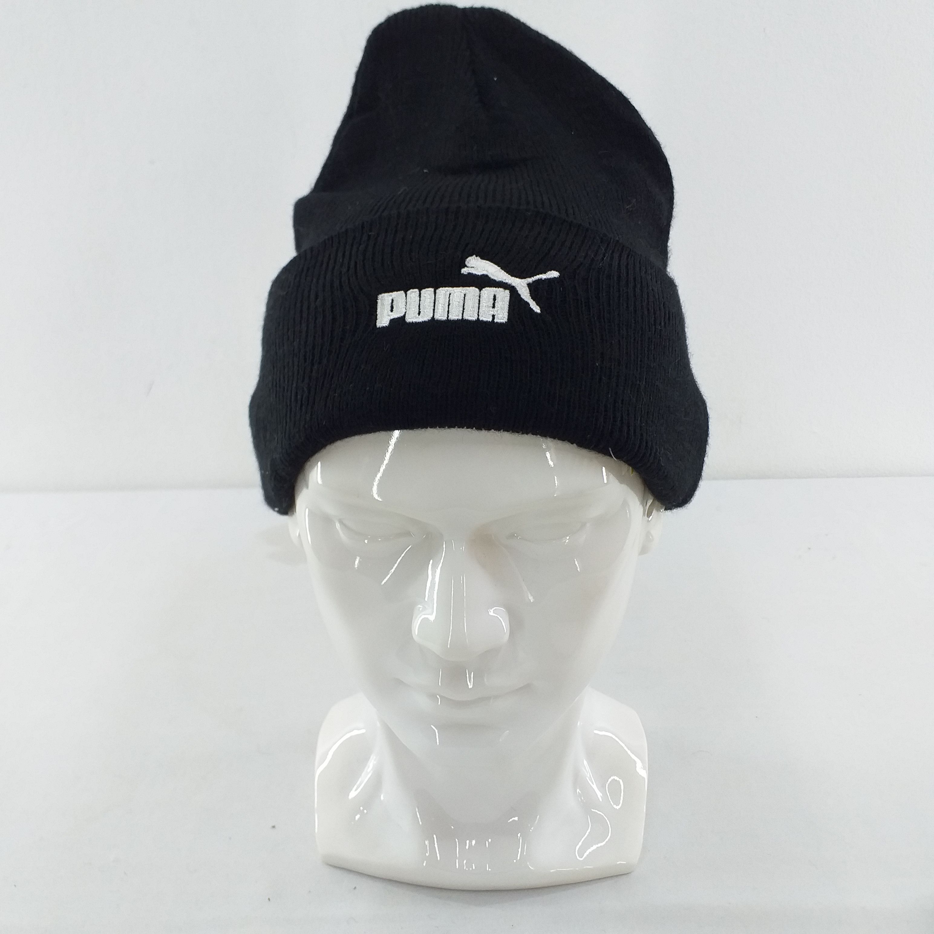 Puma Puma Logo Embroidery Snow Cap Hat Beanie -BN184 Size ONE SIZE - 1 Thumbnail