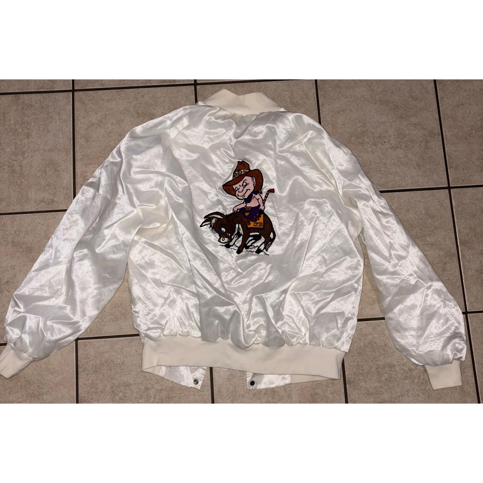 Other Vintage West Ark Jacket size large white cowboy embroidered Size US L / EU 52-54 / 3 - 6 Thumbnail