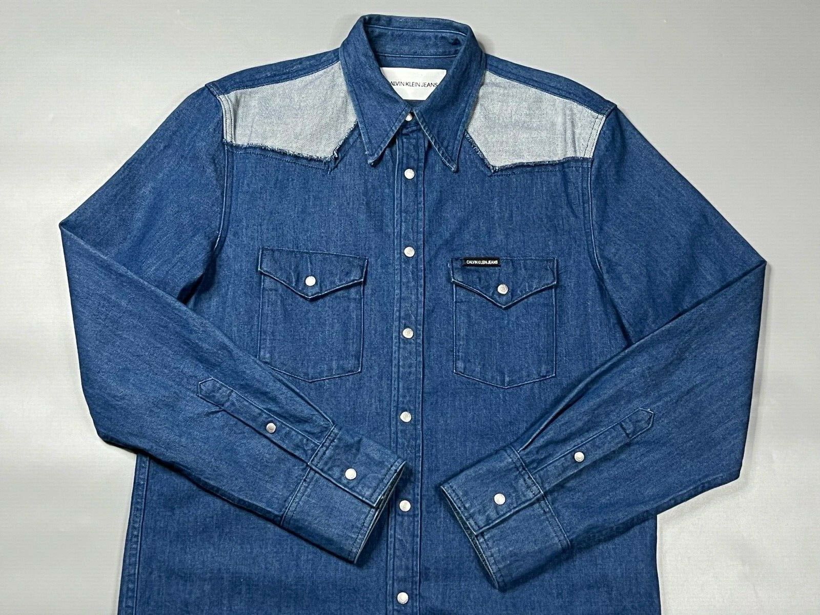 Calvin Klein Calvin Klein men's denim shirt Size US M / EU 48-50 / 2 - 2 Thumbnail