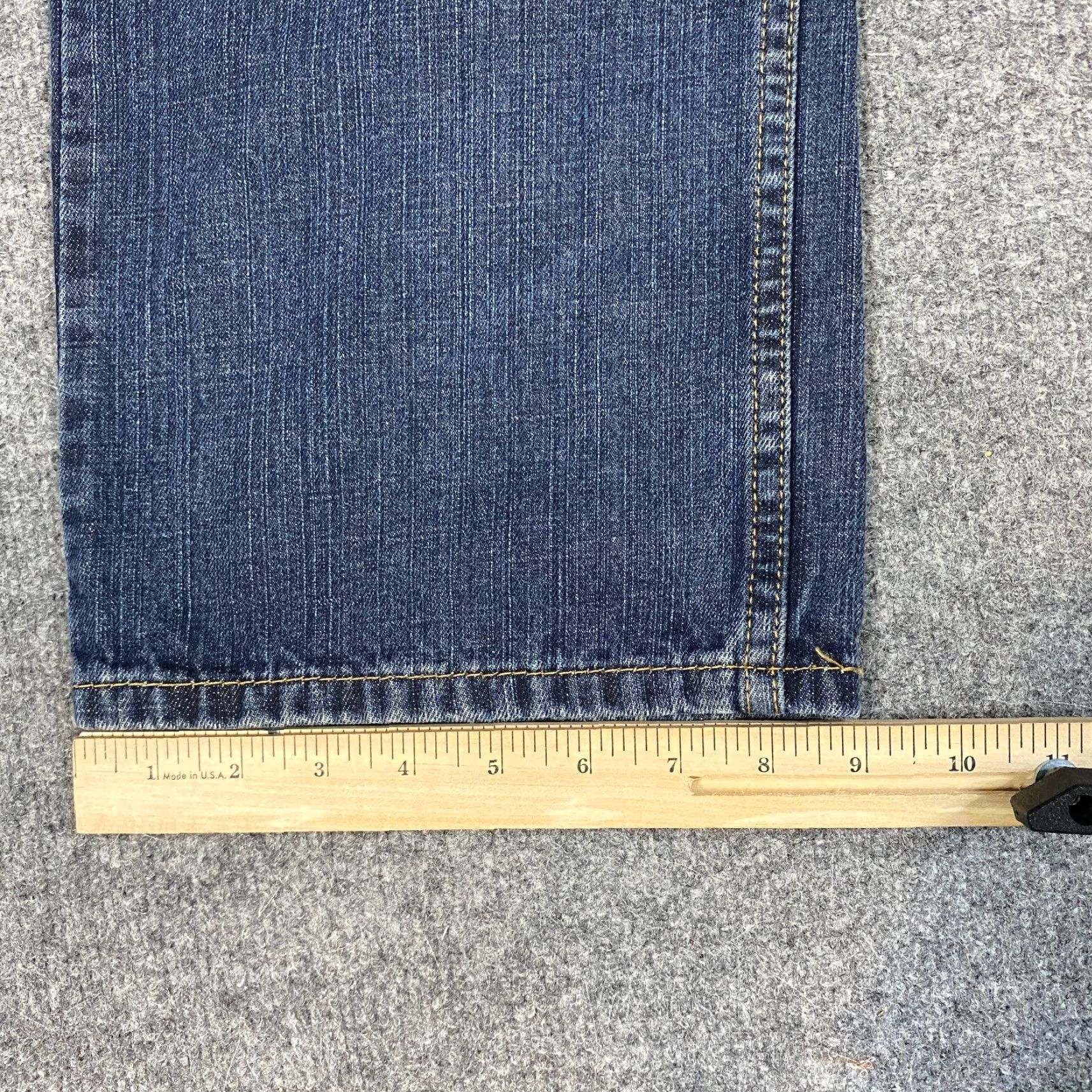 Levi's Levi's 569 Jeans 32 x 29 Blue Zip Fly 100% Cotton Denim Straight Regular Men Jeans Size US 32 / EU 48 - 4 Thumbnail