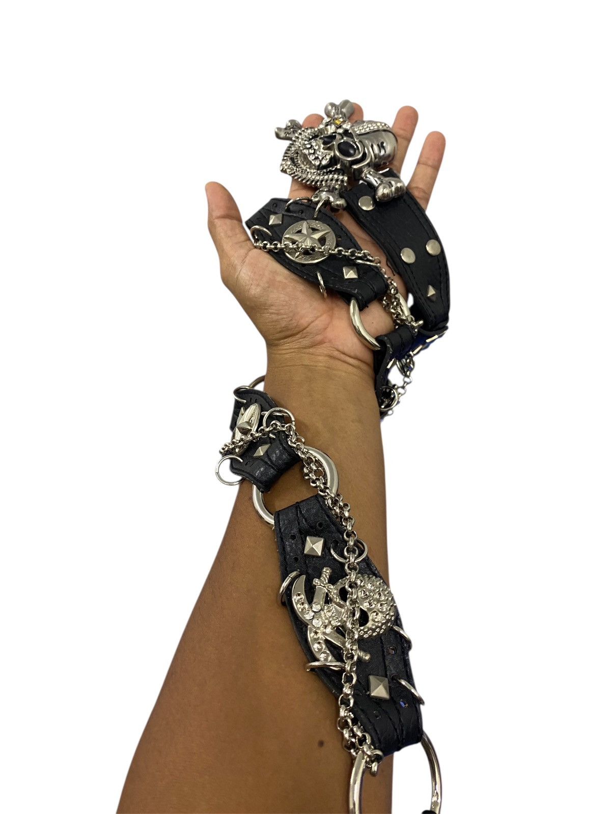 Japanese Brand Japanese Brand bondage belt with stud skull buckle Size ONE SIZE - 8 Thumbnail
