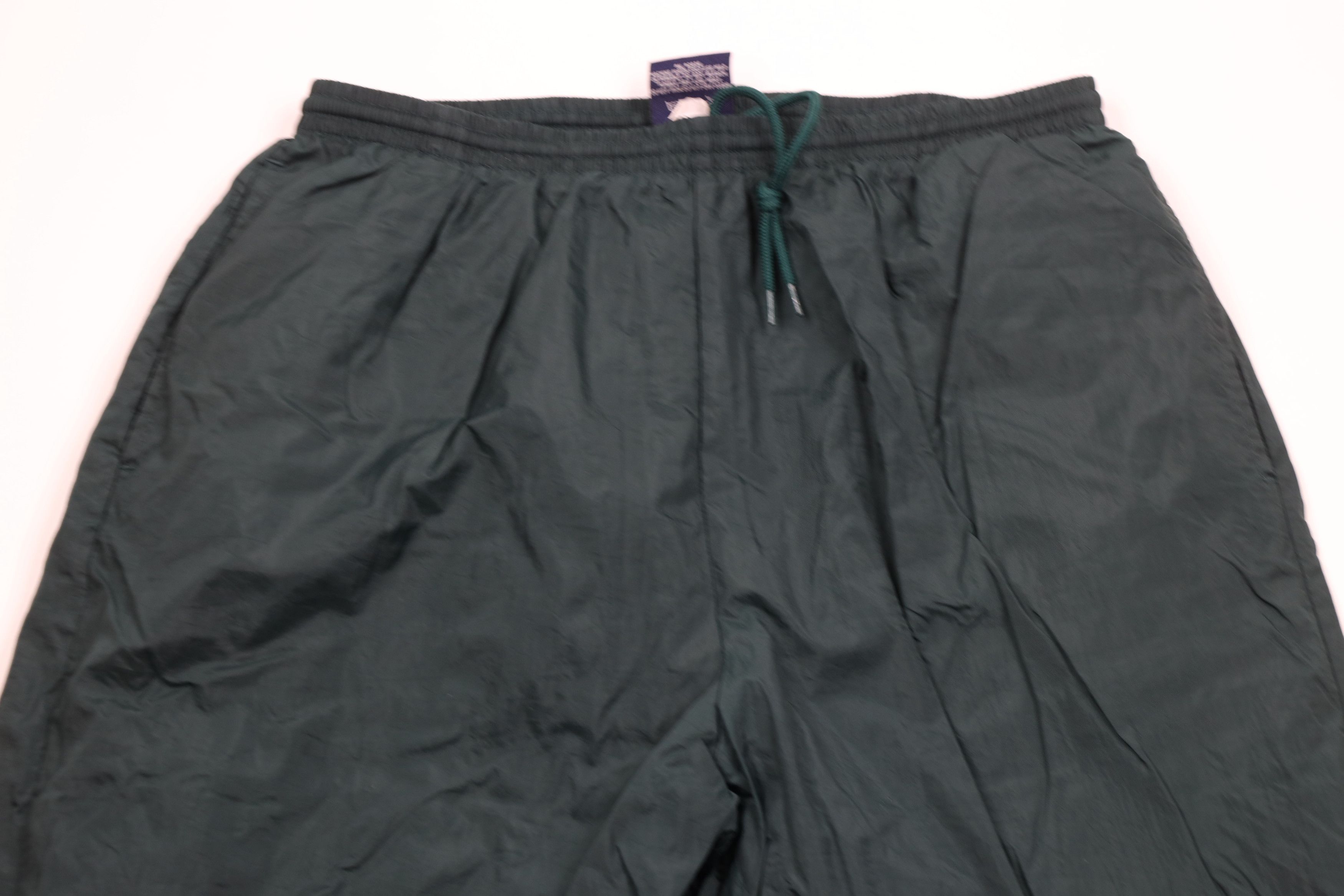 Vintage Vintage 90s Streetwear Lined Windbreaker Joggers Pants Green Size US 38 / EU 54 - 2 Thumbnail