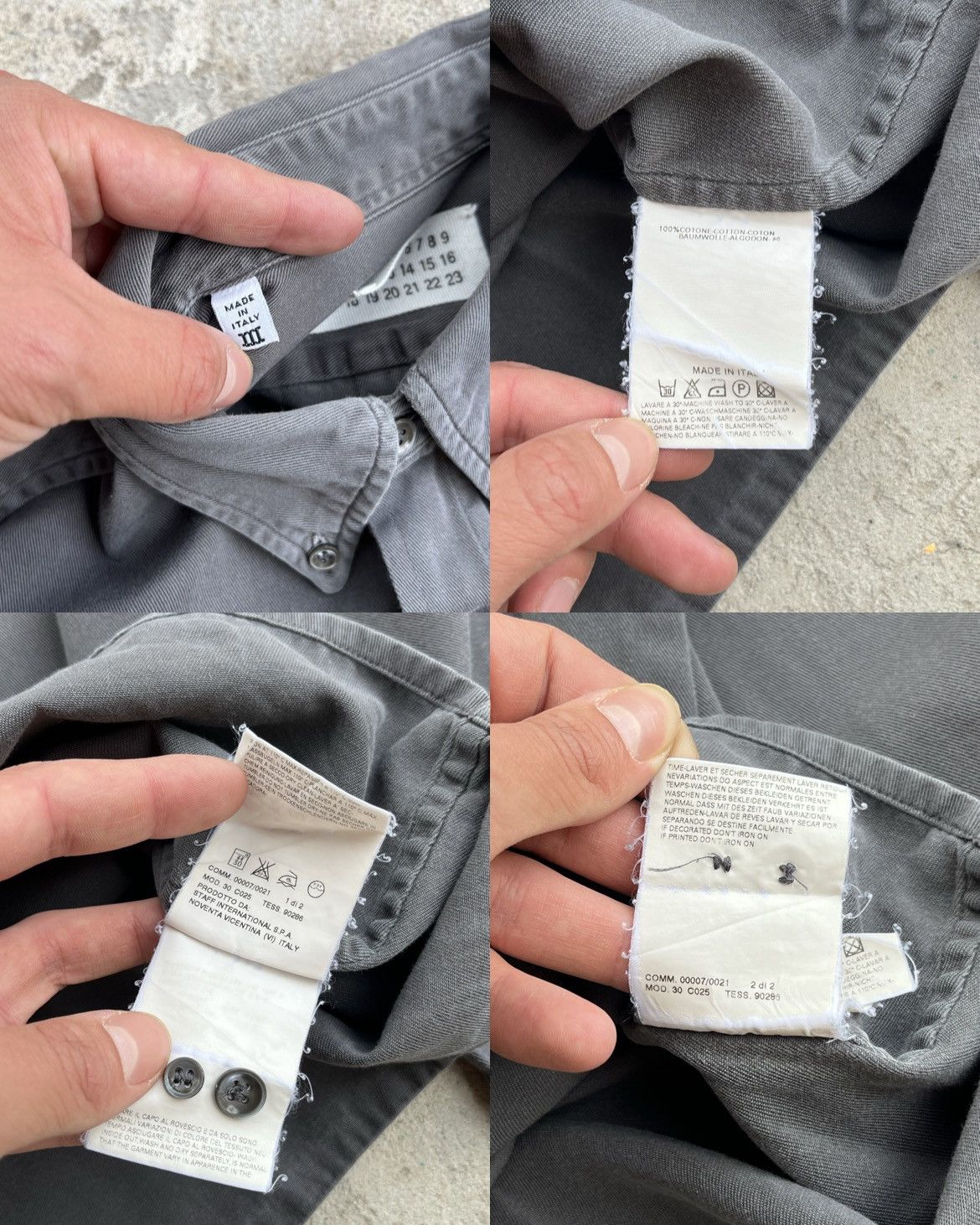 Maison Margiela SS’02 Maison Martin Margiela Button Down Military Shirt Size US L / EU 52-54 / 3 - 4 Thumbnail