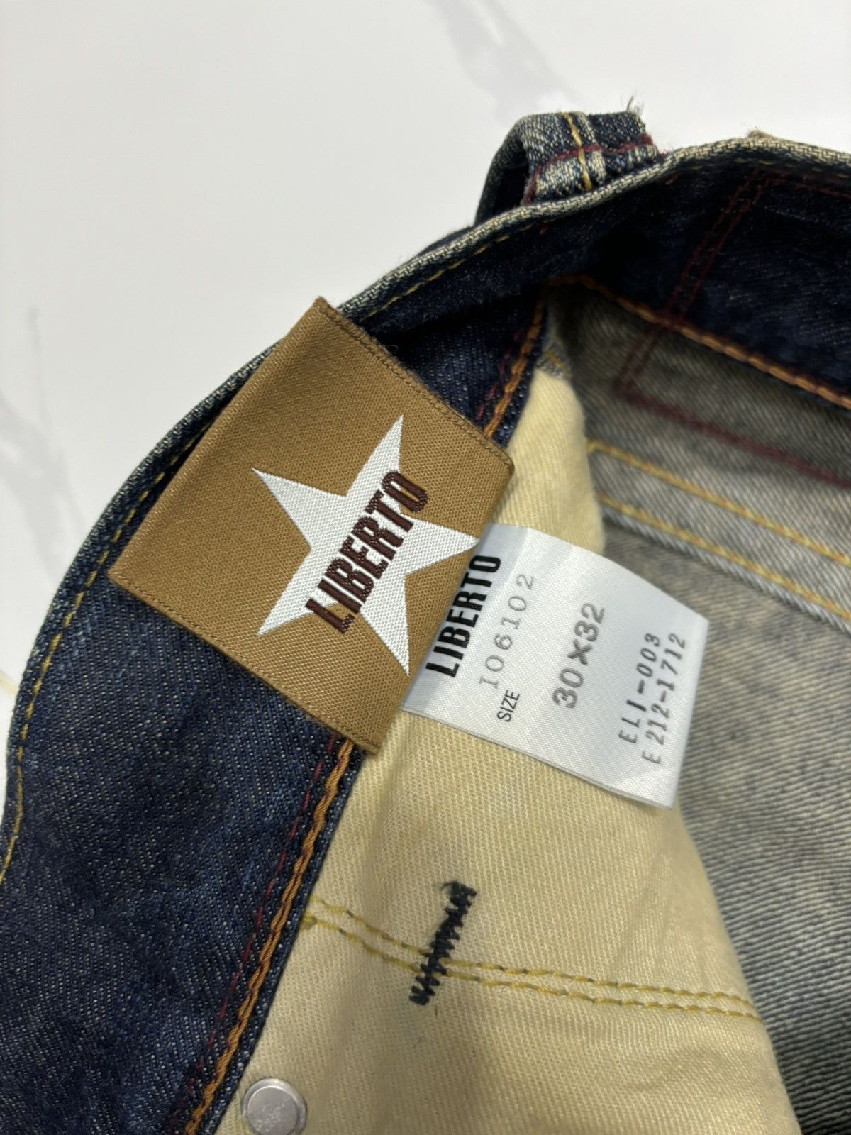 If Six Was Nine × Japanese Brand × Tornado Mart LIBERTO XXX JAPANESE DENIM PUNK RUSTY DISTRESSED DENIM JEANS Size US 32 / EU 48 - 11 Thumbnail