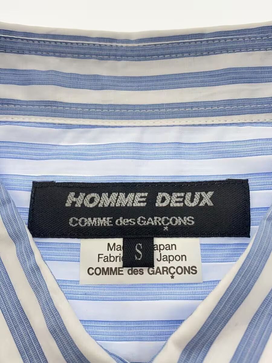 Comme des Garcons × Comme des Garcons Homme Deux Striped Button Shirt Size US S / EU 44-46 / 1 - 4 Thumbnail