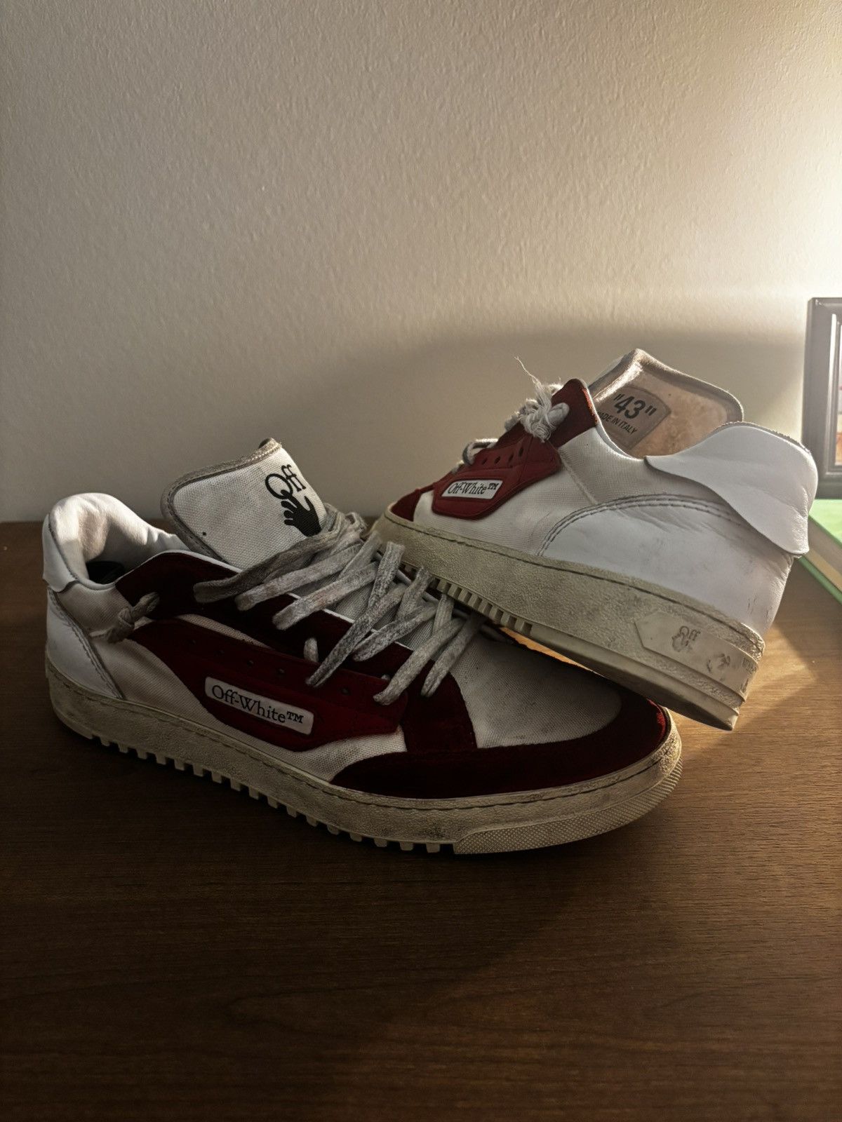 Off-White OFF-WHITE 5.0 Low ‘White Barolo’ Size US 10 / EU 43 - 1 Thumbnail