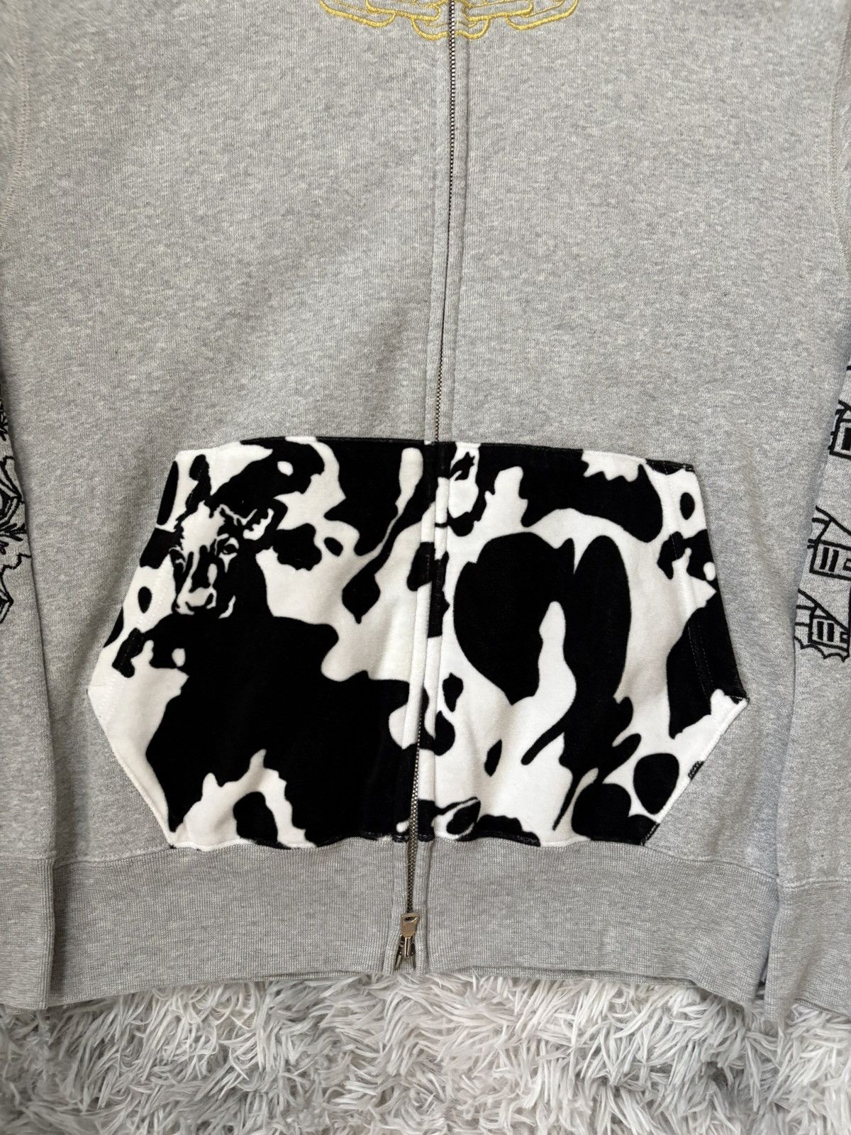 Bape Holstein Cow Full Zip Hoodie Size US S / EU 44-46 / 1 - 4 Thumbnail