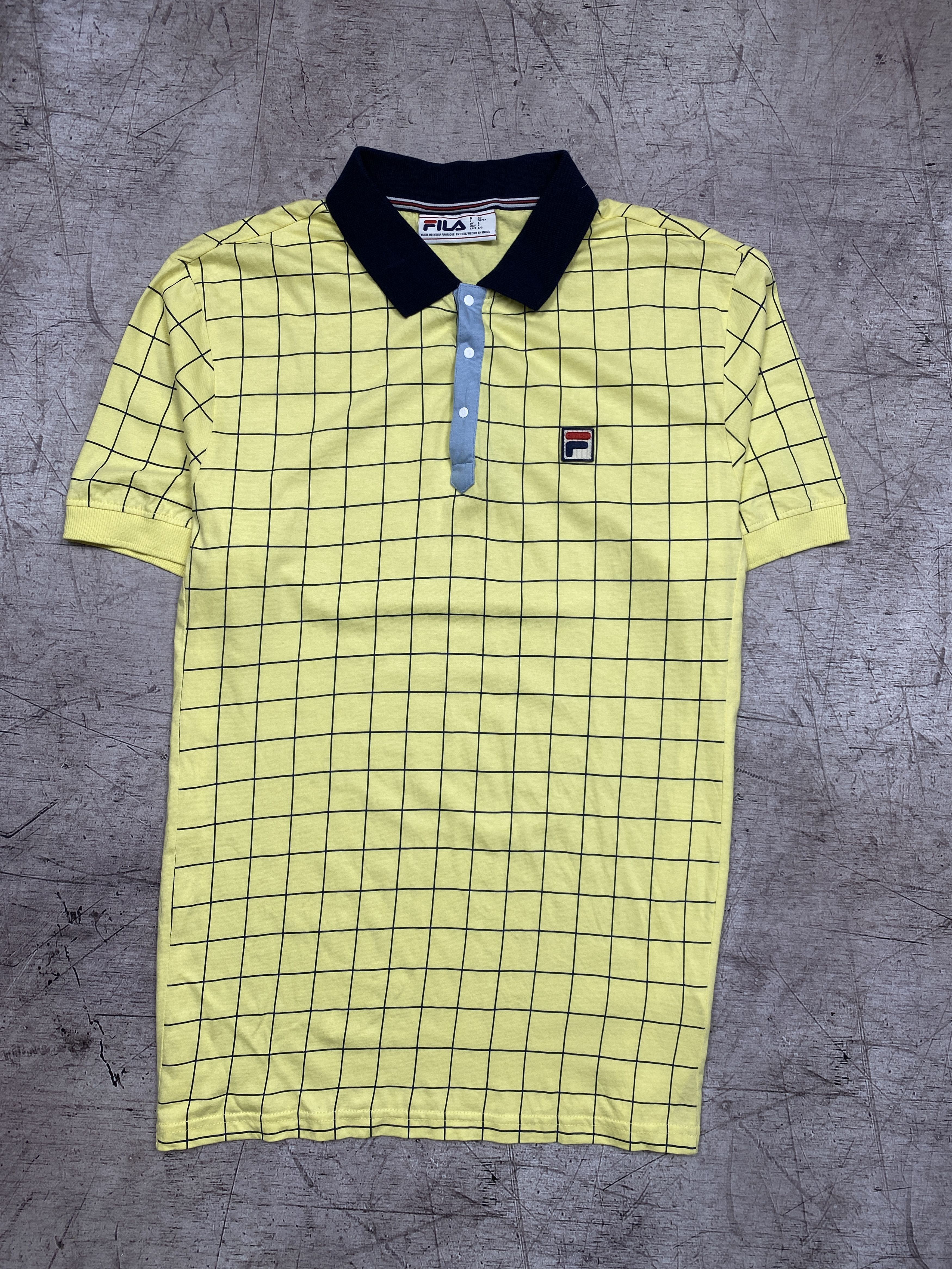 Fila × Vintage Fila Vintage Mens Polo Shirt White Line Size US L / EU 52-54 / 3 - 1 Thumbnail