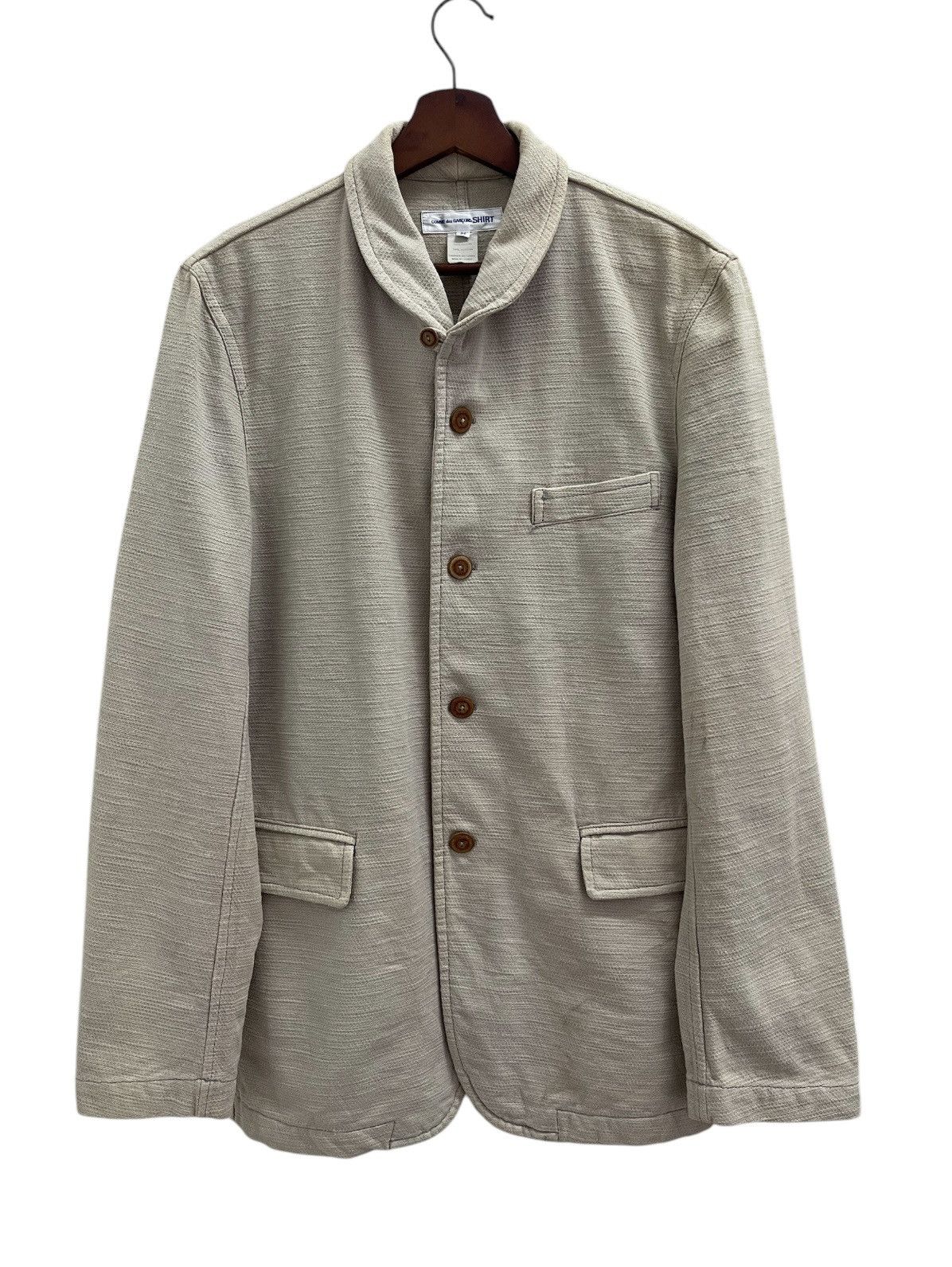 Comme des Garcons Comme Des Garçons Shawl Collar Buttons Jacket Size US S / EU 44-46 / 1 - 2 Thumbnail
