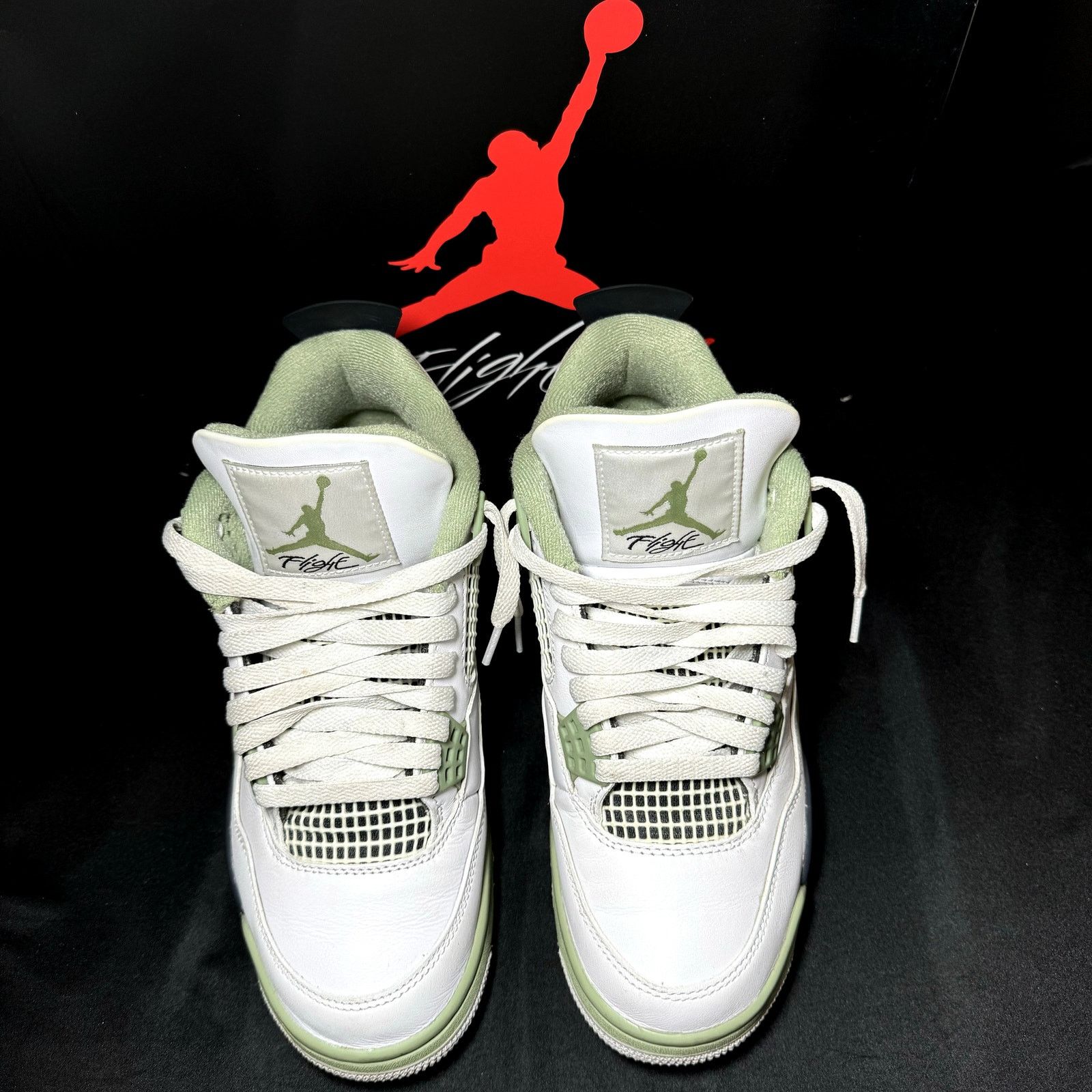Jordan Brand × Nike Size 8.5 - Nike Air Jordan 4 Retro Seafoam Women's Shoes Size US 8.5 / IT 38.5 - 4 Thumbnail