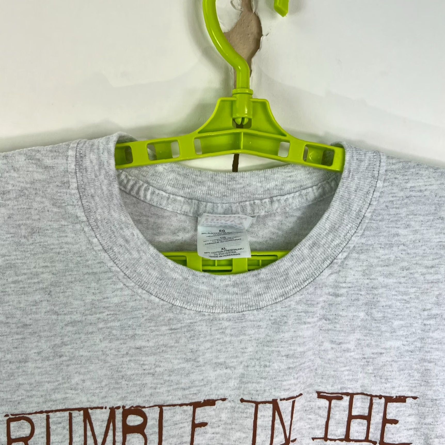 Gildan VINTAGE Gildan T-Shirt Rumble In The Valley Boxing Gray XL Adults Mens Size XL Gray 2000s USA Seller Size US XL / EU 56 / 4 - 3 Thumbnail