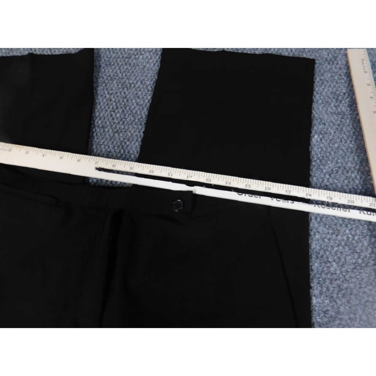 Vintage **Linea Womens Black Straight Dress Pants 10** User: Linea Womens Black Straight Formal Pants 10 Size 24" / US 00 / IT 34 - 2 Thumbnail