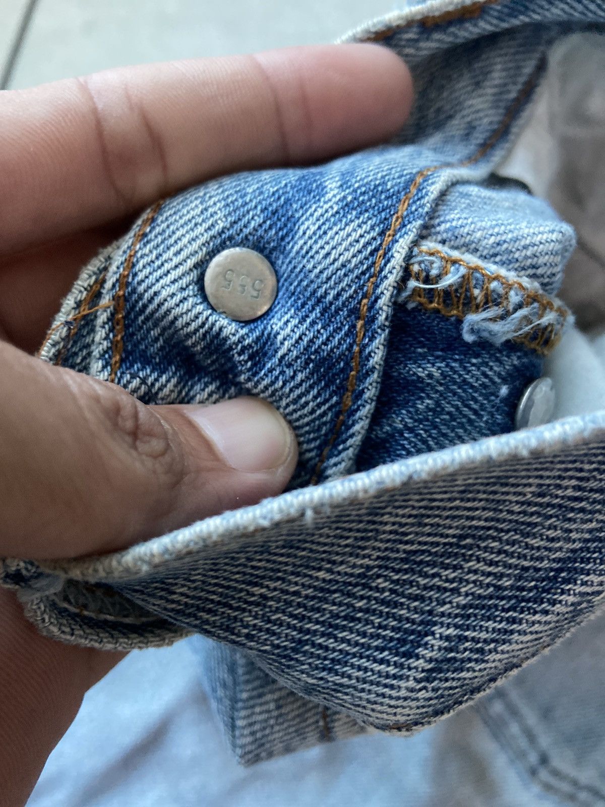 Levi's Vintage Levis Top Button 555 Size US 29 - 4 Thumbnail