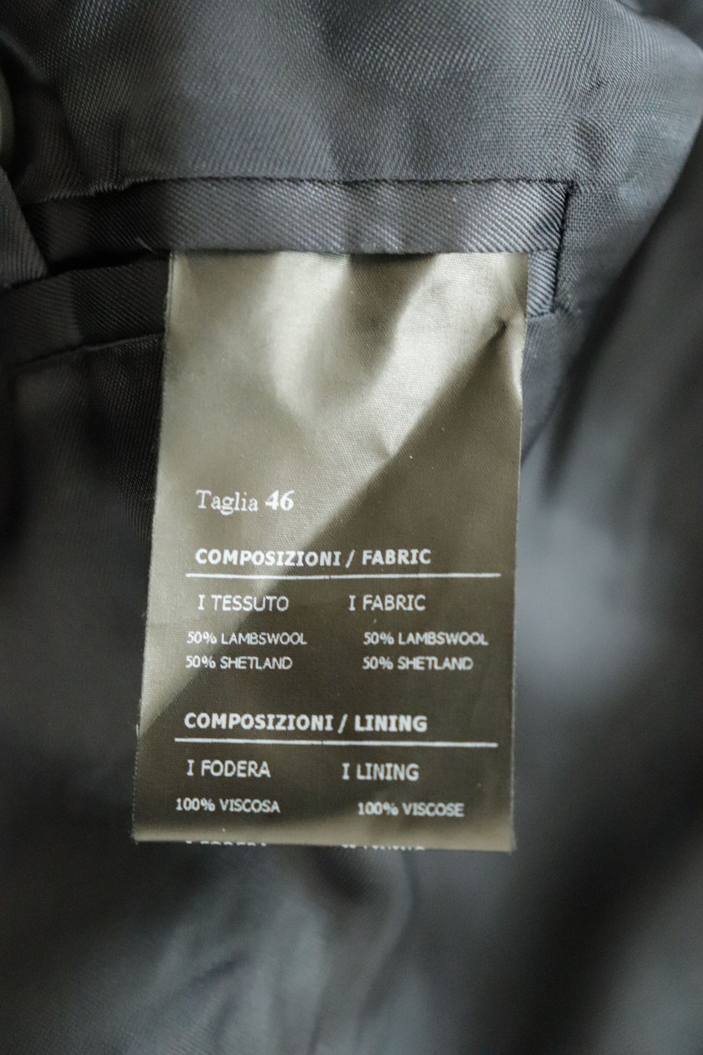 Anglo-Italian Three Bucket Pocket Jacket in Windowpane Check Size US S / EU 44-46 / 1 - 10 Thumbnail