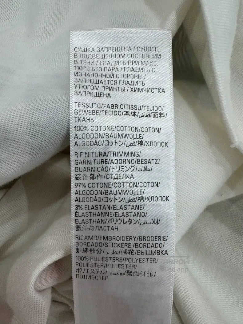 Balenciaga Balenciaga White Racing Multi-Element Full Logo Short Slee Size US S / EU 44-46 / 1 - 7 Thumbnail