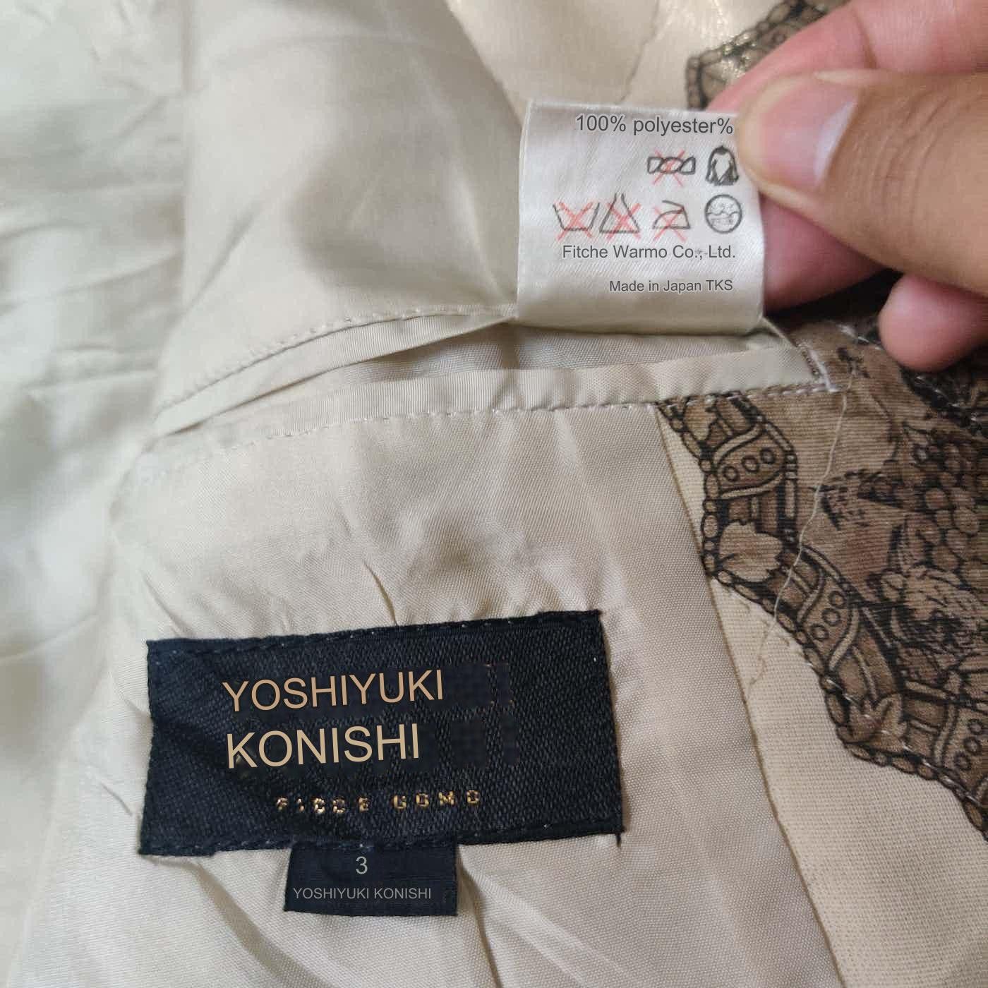 Yoshiyuki Konishi Rare Yoshiyuki Konishi Ficce Uomo Blazer Coat Jacket Size US L / EU 52-54 / 3 - 16 Thumbnail