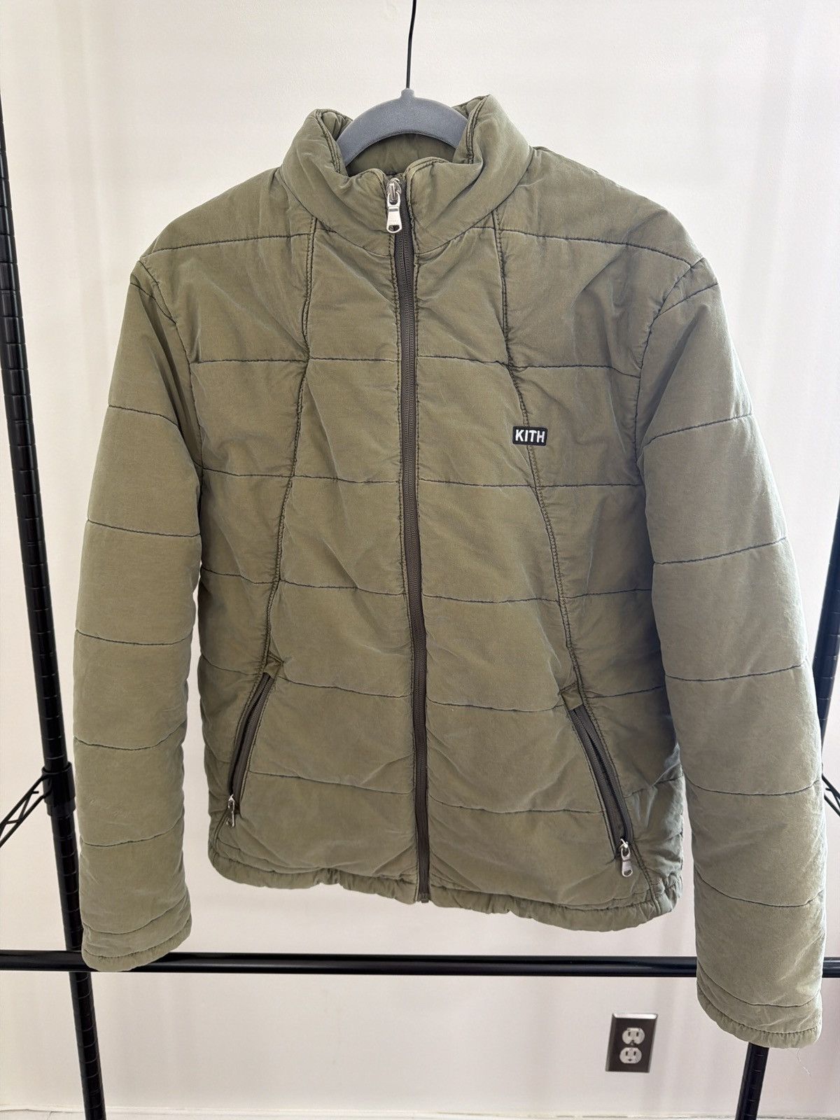 Kith Kith quilted jacket - Olive green - Size S Size US S / EU 44-46 / 1 - 1 Thumbnail