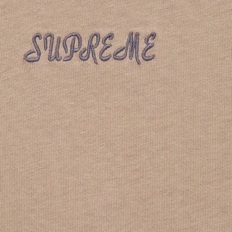 Supreme Supreme Washed Script Short-Sleeve Top 'Tan' Size US XXL / EU 58 / 5 - 2 Thumbnail