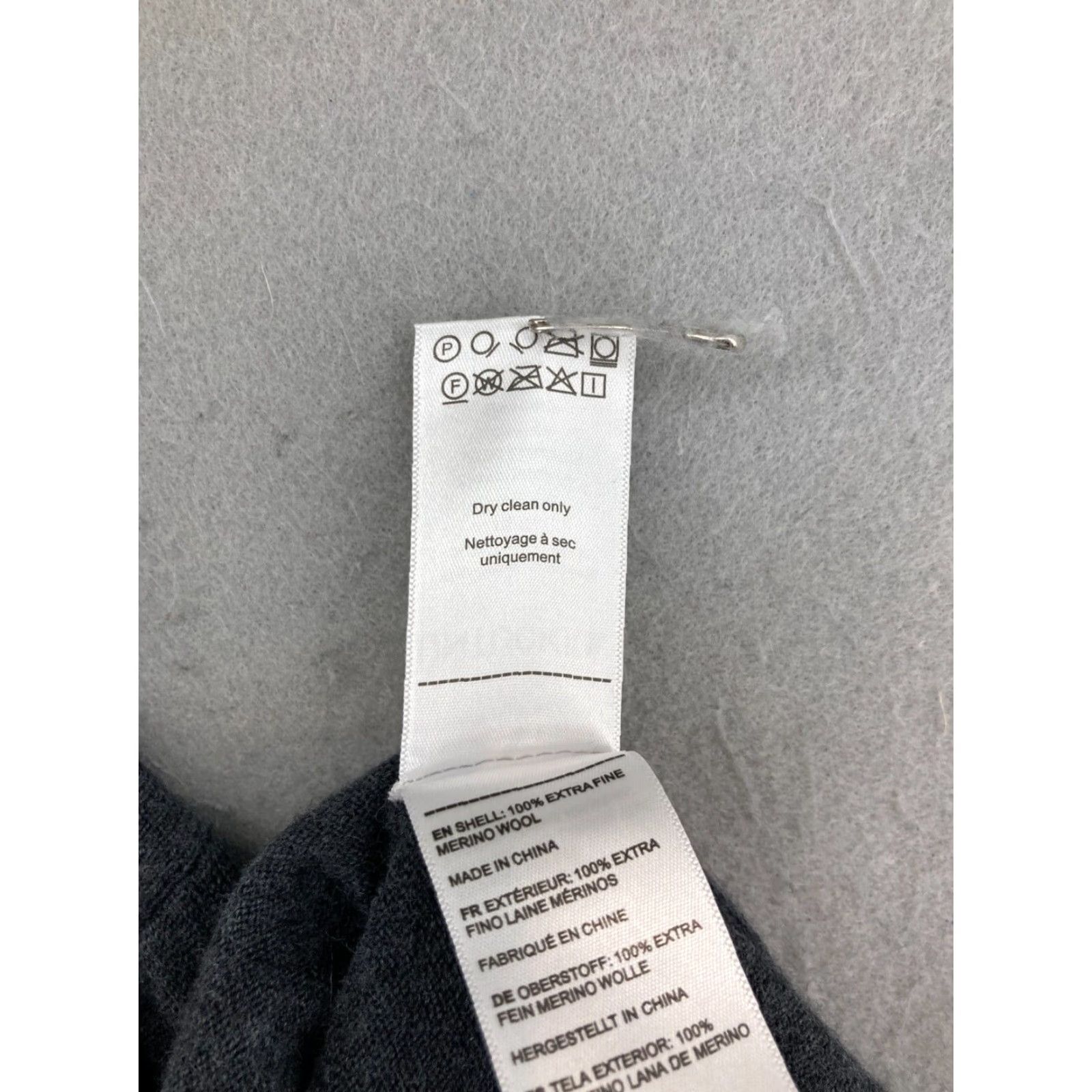 UNTUCKit UNTUCKit Mens Sweater XL Gray Merino Wool 1/4 Zip Mock Neck Shirt Size US XL / EU 56 / 4 - 7 Thumbnail