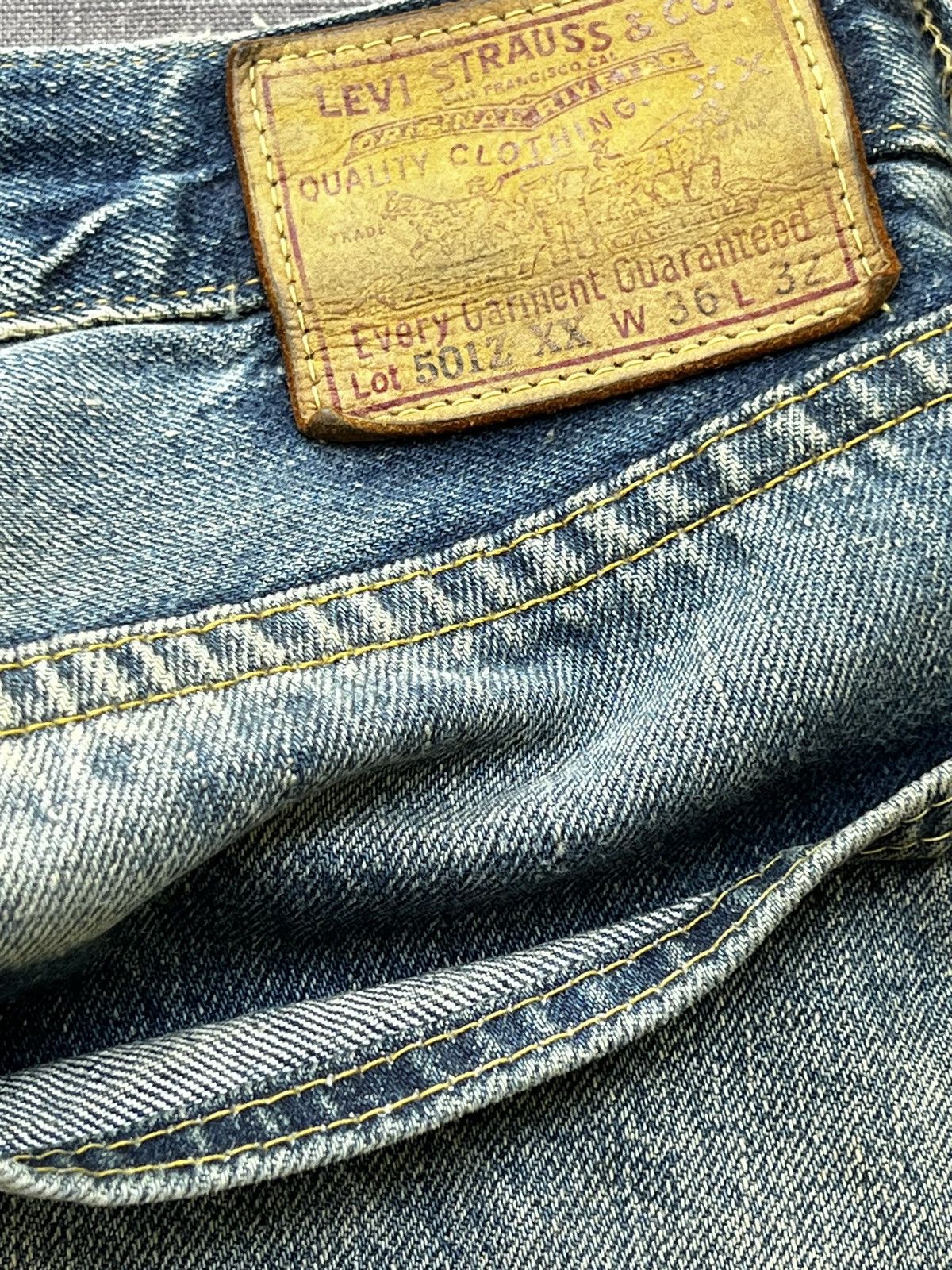 Levi's Vintage Clothing 🔥HOT DROPS🔥 1954 LVC 501Z XX "E" selvedge denim Size US 36 / EU 52 - 2 Thumbnail