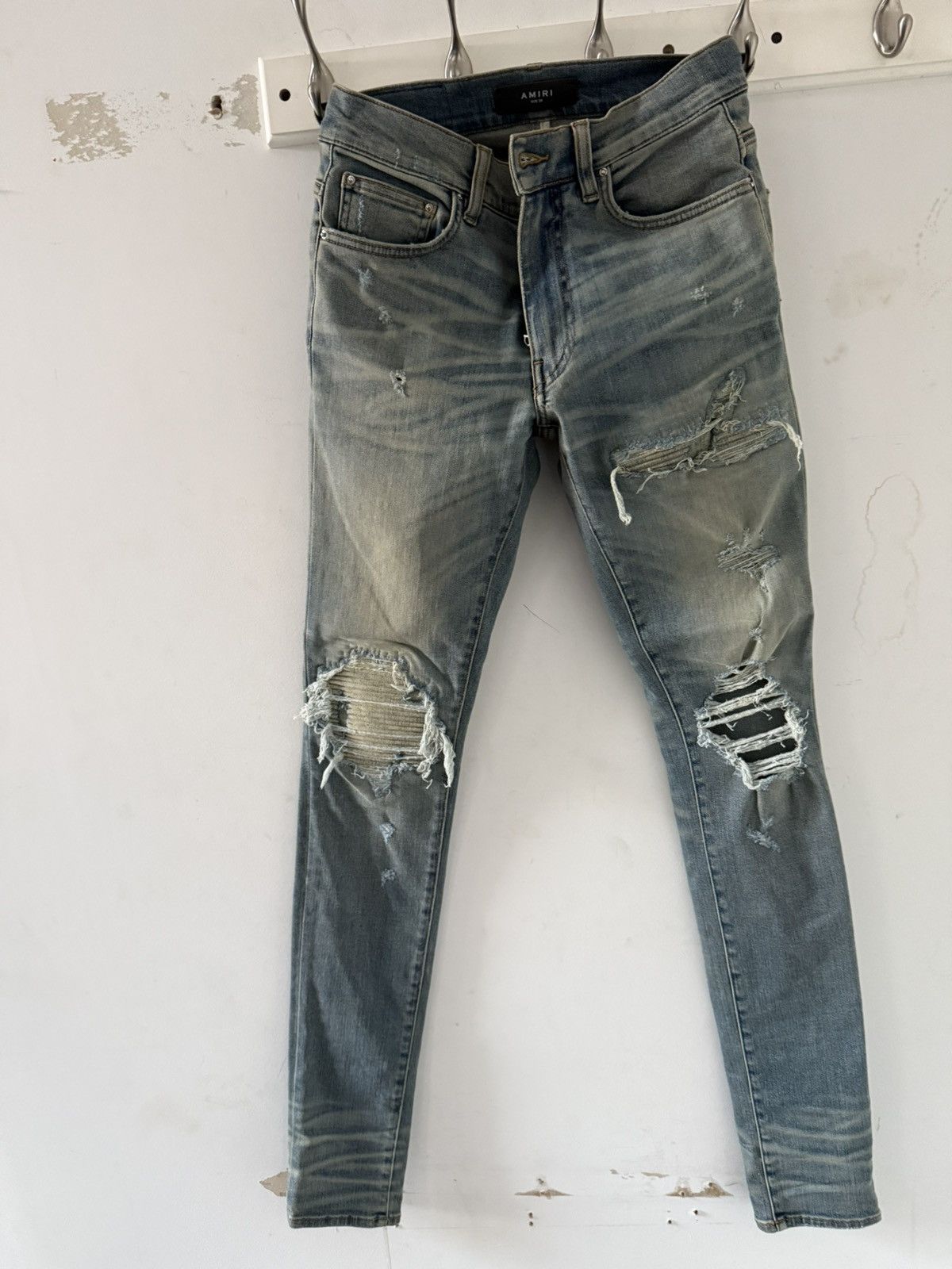 Amiri MX1 JEAN IN ITALIAN STRETCH DENIM Size US 29 - 4 Thumbnail