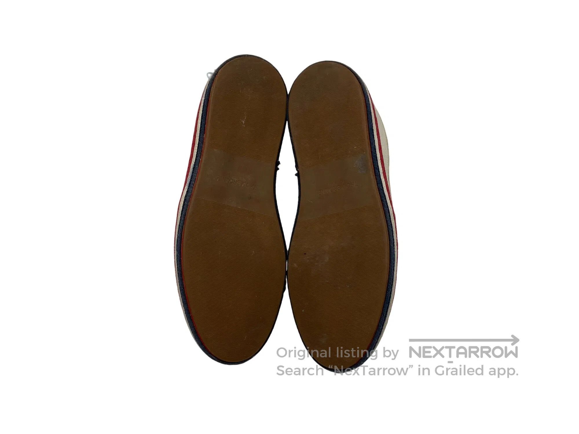 Thom Browne Thom Browne White Leather Slip-on Casual Shoes Size US 8 / EU 41 - 4 Thumbnail