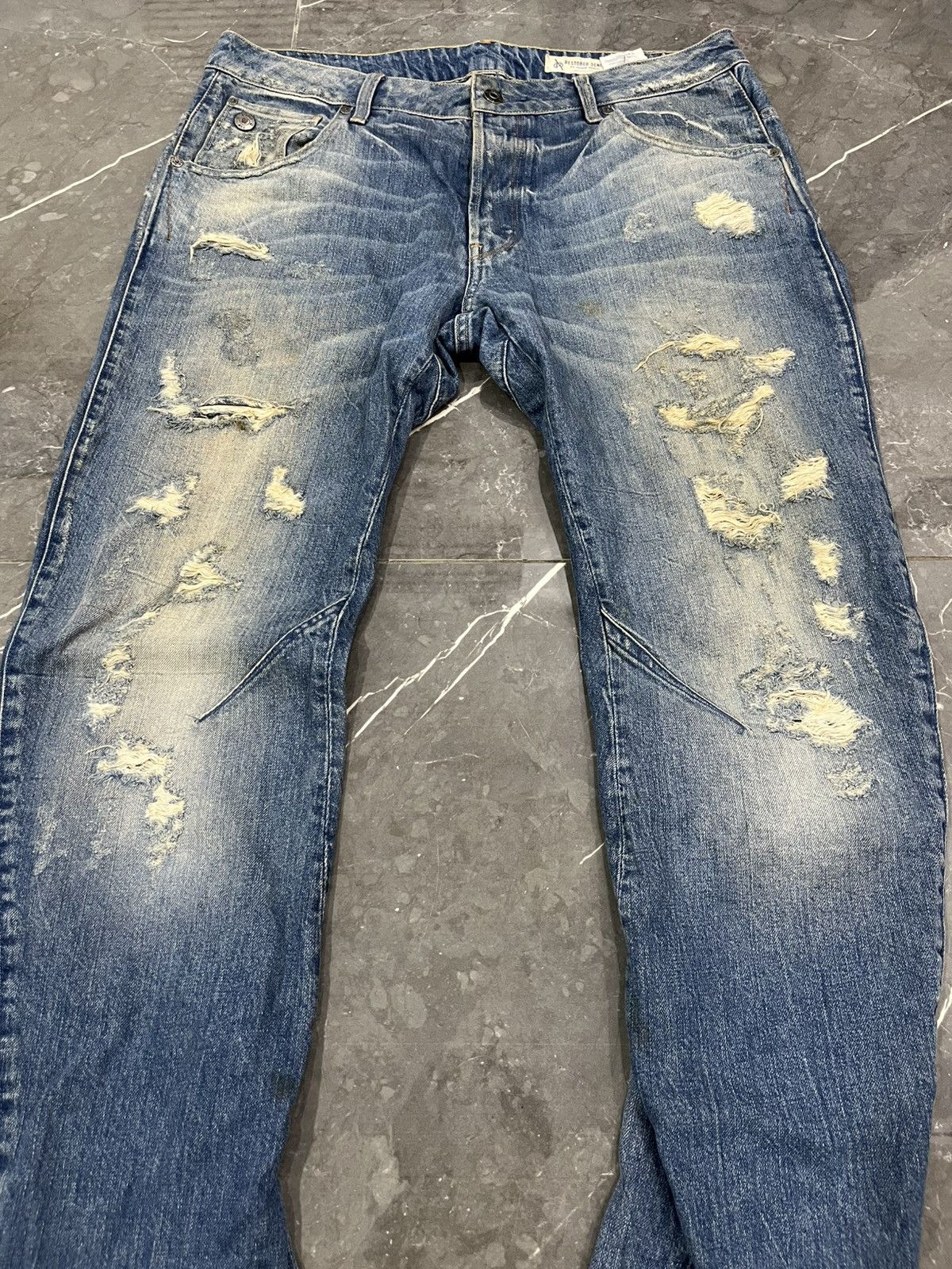 G-Star × Marc Newson G STAR RAW J CUT JEANS ARCHIVE 2009 Size US 34 / EU 50 - 3 Thumbnail