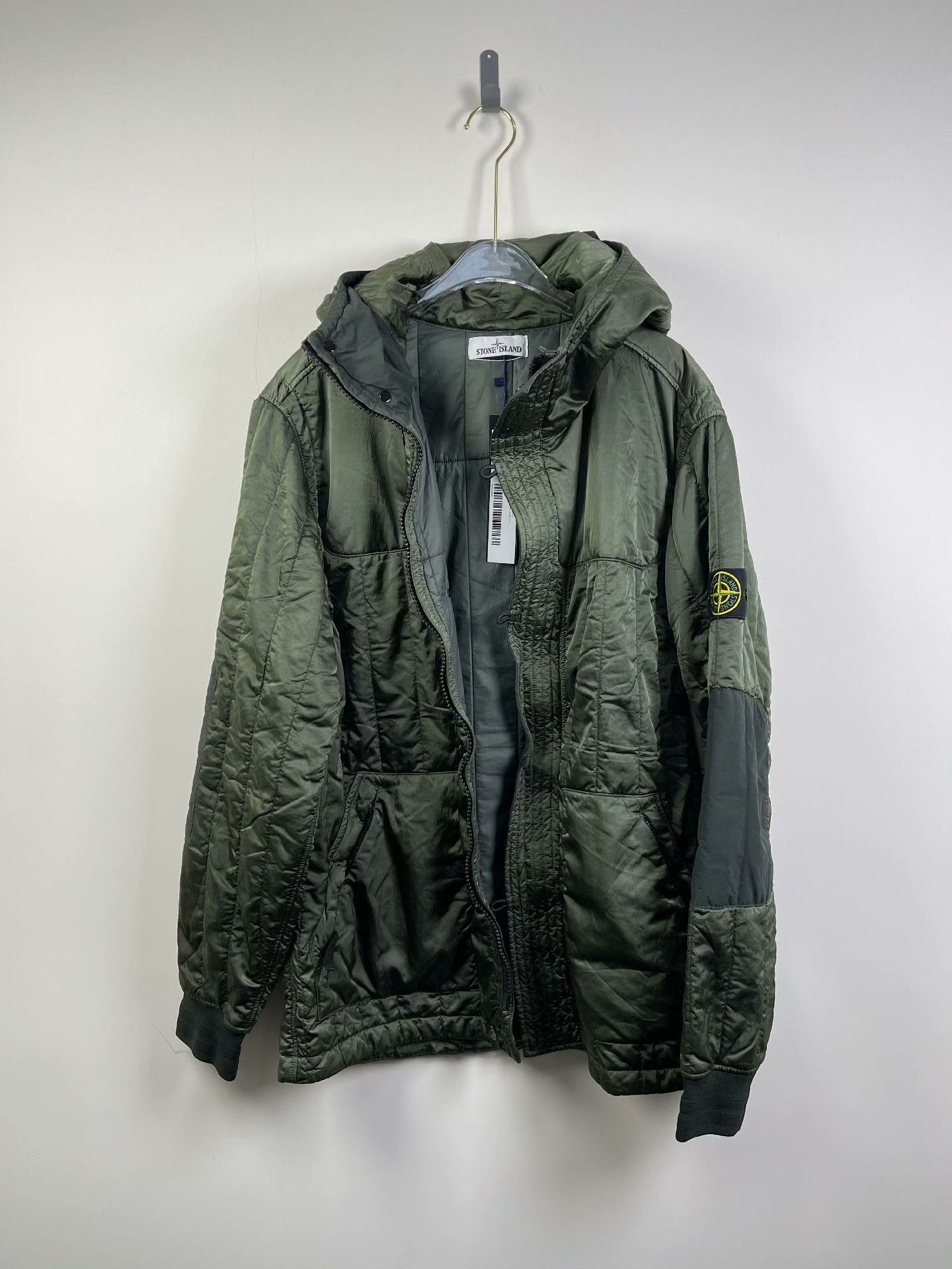 Stone Island Stone Island Nylon Quilted Hooded Jacket Size US M / EU 48-50 / 2 - 1 Thumbnail