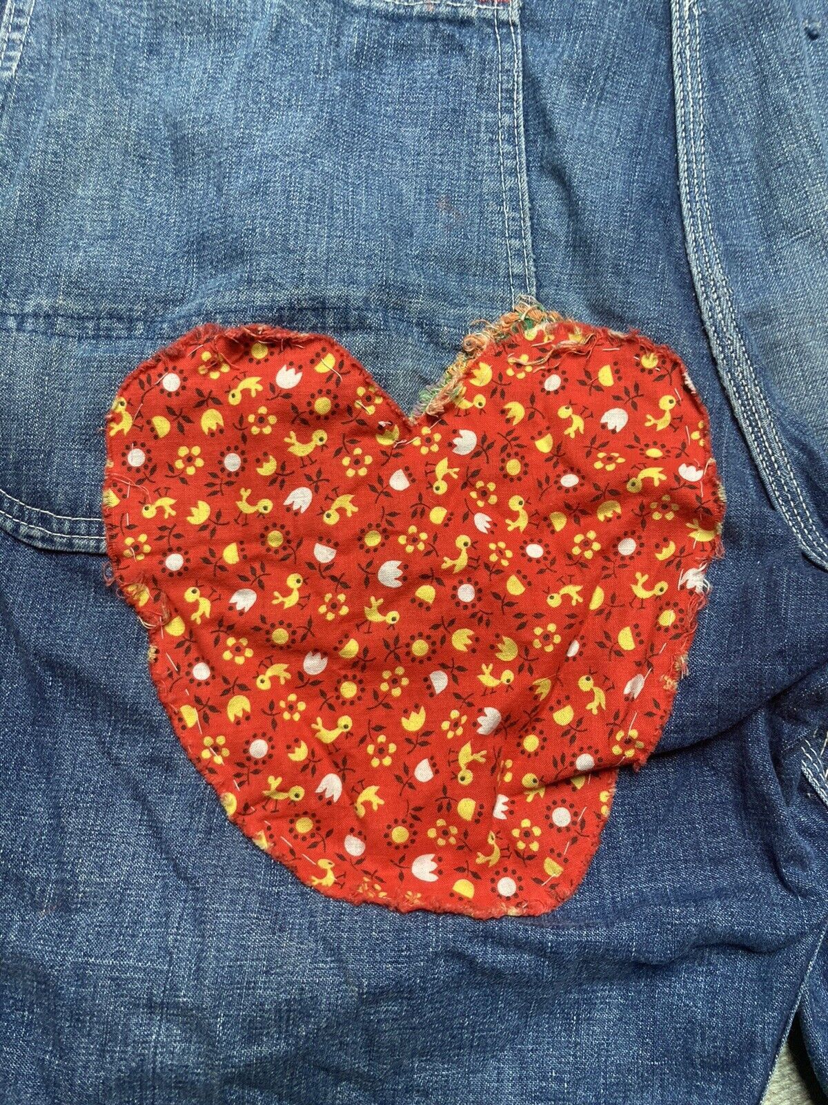 Big Mac × Vintage 50s Penneys Big Mac overalls denim farm patch low back 36x29 Size US 36 / EU 52 - 10 Thumbnail