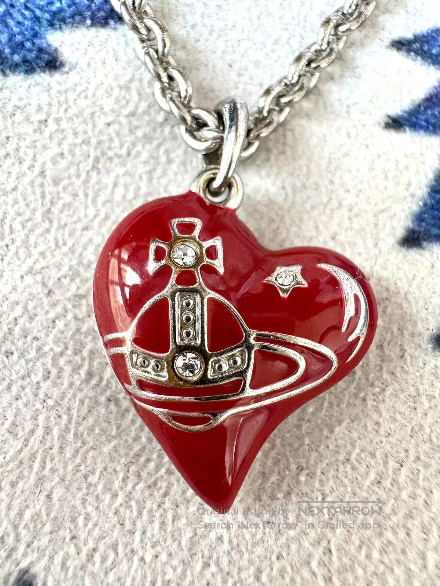 Vivienne Westwood Vivienne Westwood Red Heart Necklace. Size ONE SIZE - 2 Thumbnail