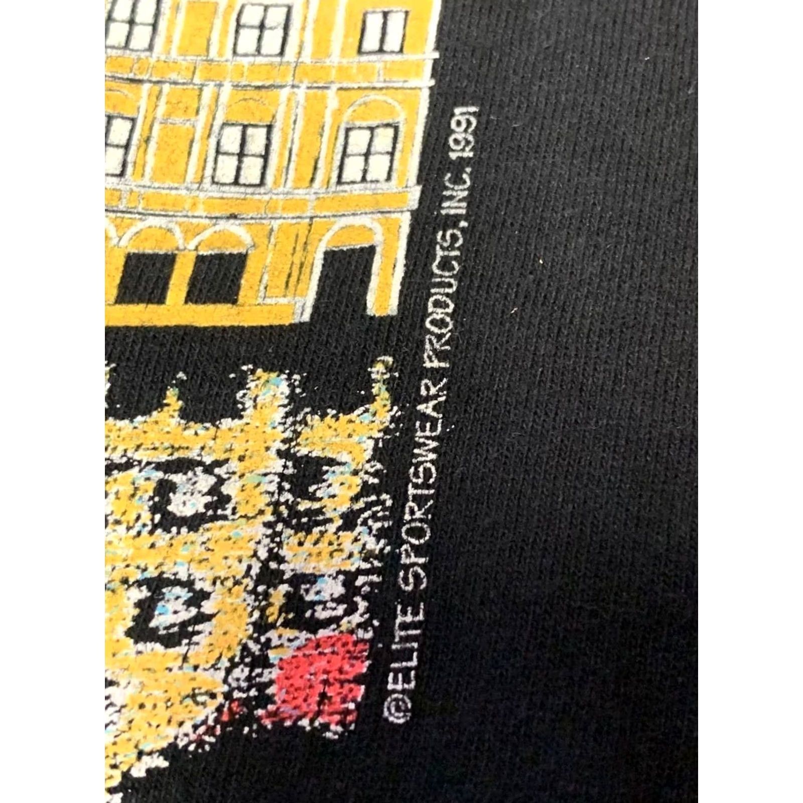 Fruit Of The Loom CURACAO SHIRT JERSEY TEE FRUIT OF THE LOOM ORIGINAL SIZE M MEDIUM BLACK 1991 VINTAGE MEN Shirt Mens Size US M / EU 48-50 / 2 - 4 Thumbnail