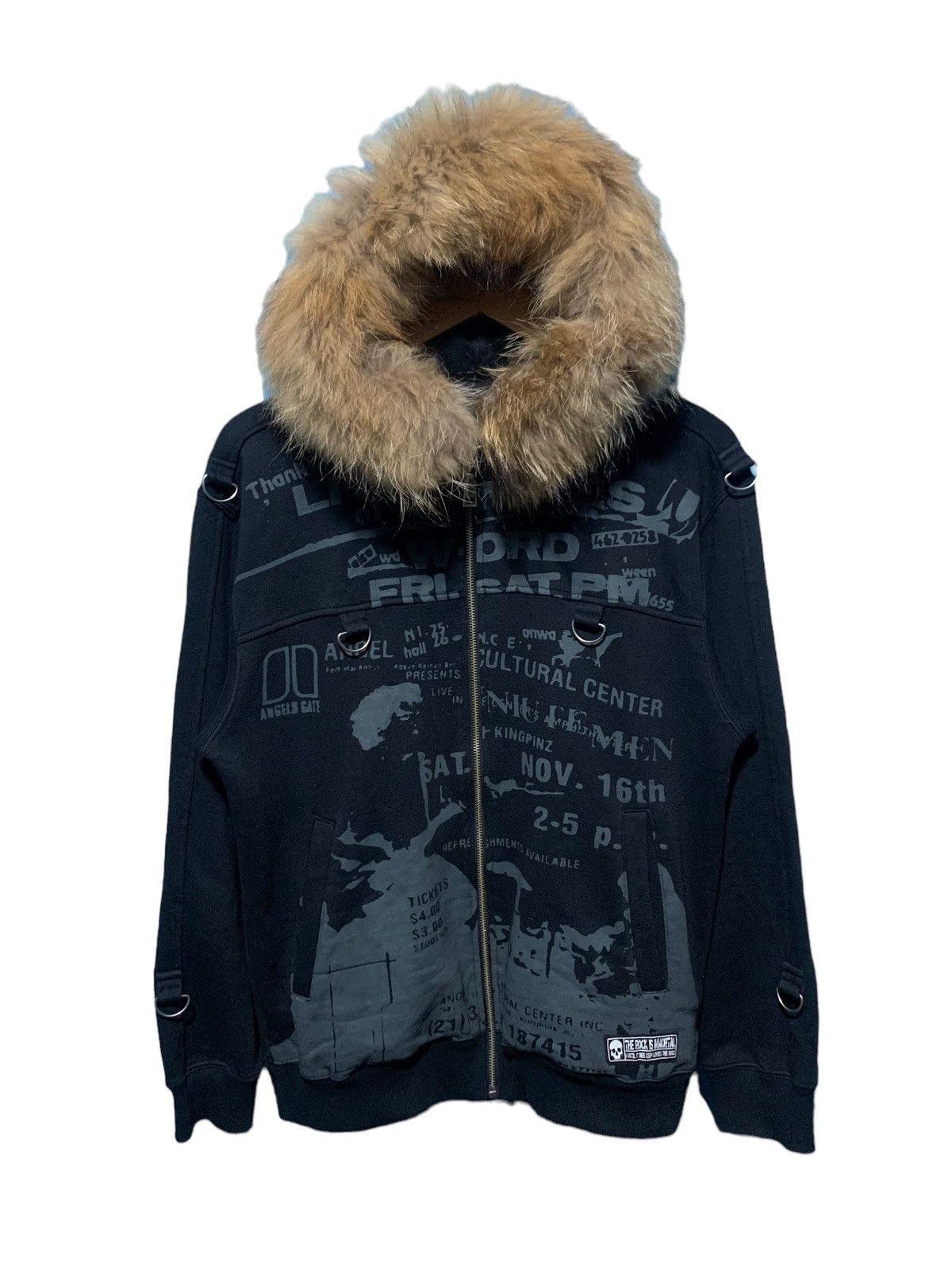 If Six Was Nine Centerclease poem fur hoodie bondage rock if6w9 LgB style Size US M / EU 48-50 / 2 - 10 Thumbnail