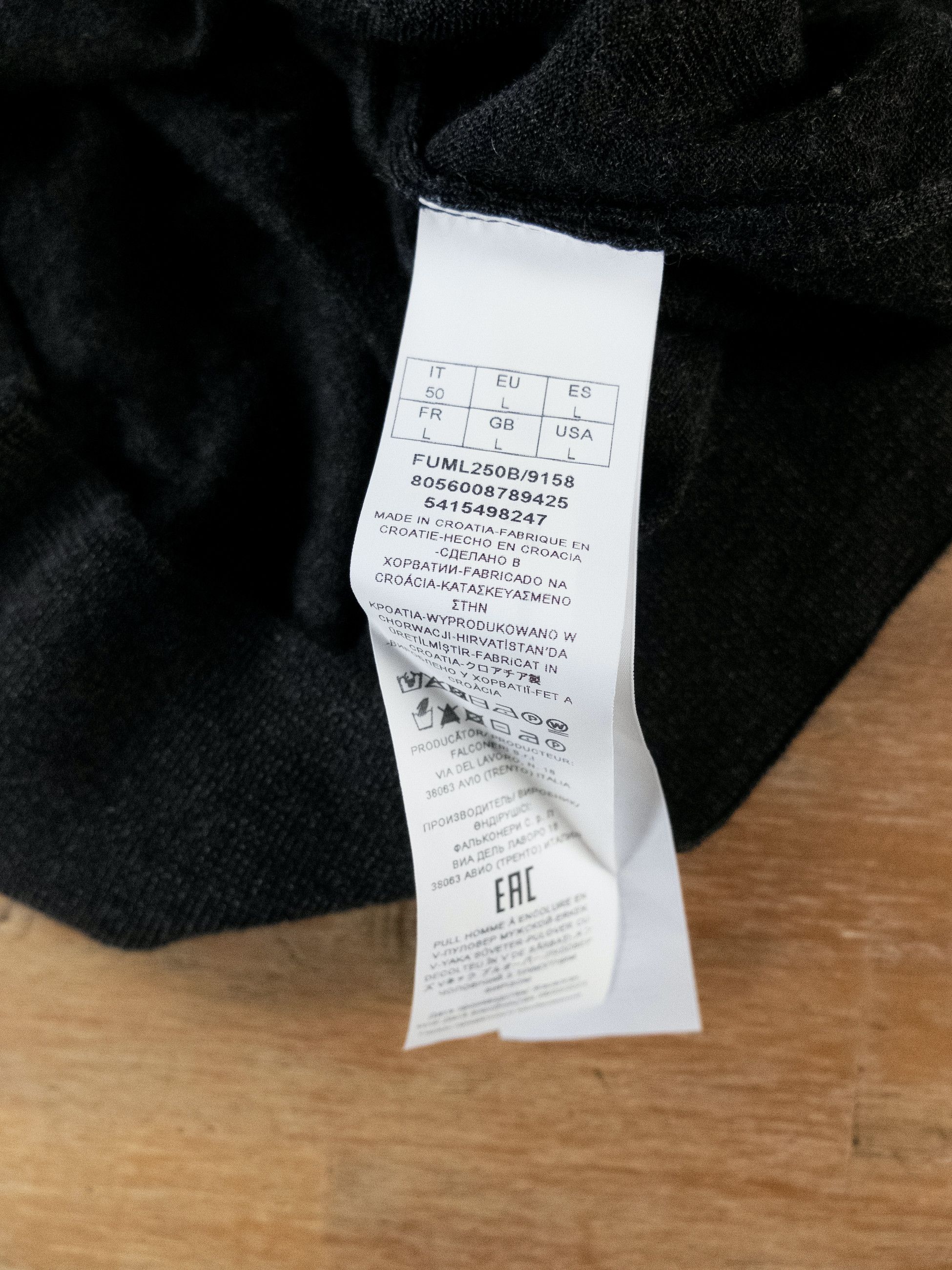 Other FALCONERI dark gray cashmere v-neck sweater Large Size US L / EU 52-54 / 3 - 5 Thumbnail