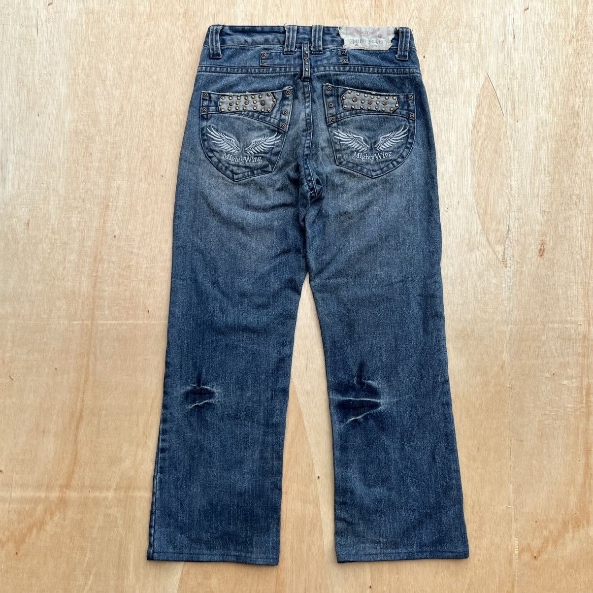 If Six Was Nine ANTFUI JEANS MIGHTY WING MUD PUNK LIGHTING AND CLOUD DENIM Size US 31 - 1 Thumbnail