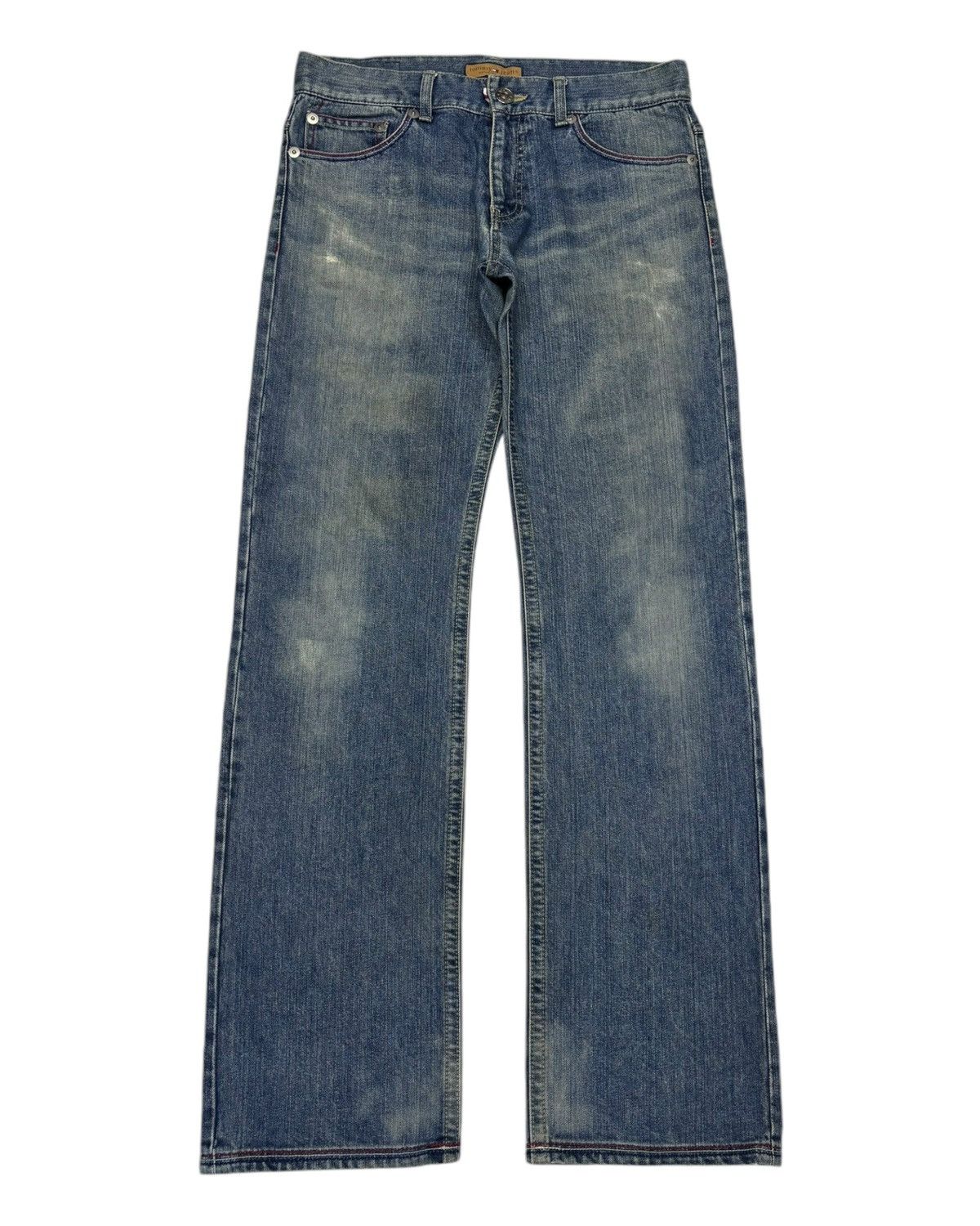 Hysteric Glamour × Tommy Hilfiger Tommy Hilfiger Straight Cut Blue Denim Jeans Size US 32 / EU 48 - 7 Thumbnail