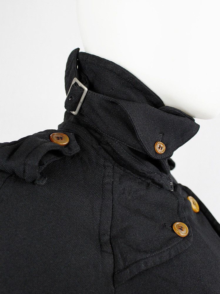 Comme des Garcons Comme des Garçons FW'16 (FW'11) Short Trench Pea Coat Size S / US 4 / IT 40 - 6 Thumbnail