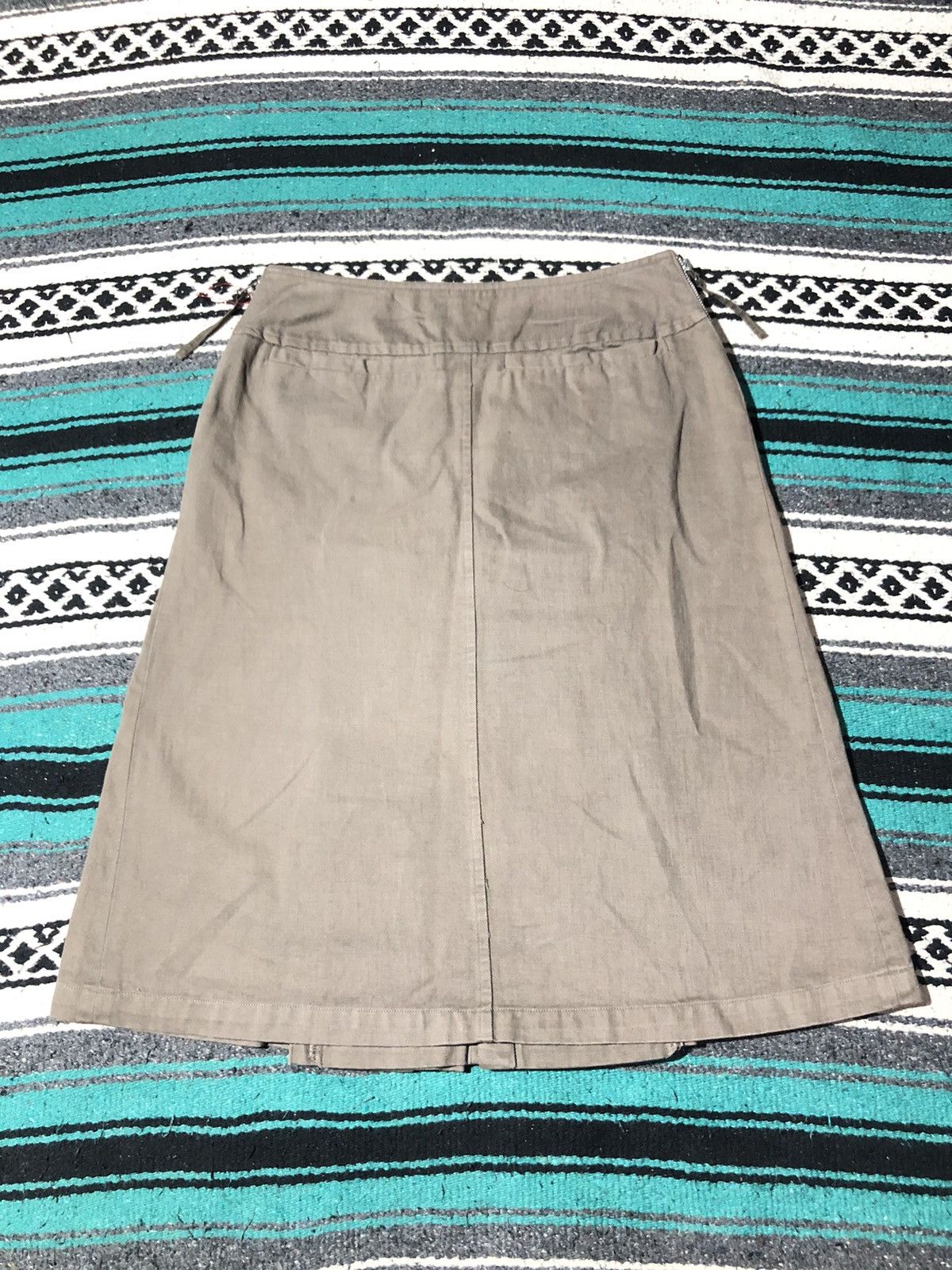 Sunao Kuwahara Sunao Kuwahara Reconstructed Midi Skirt Size 29" - 5 Thumbnail
