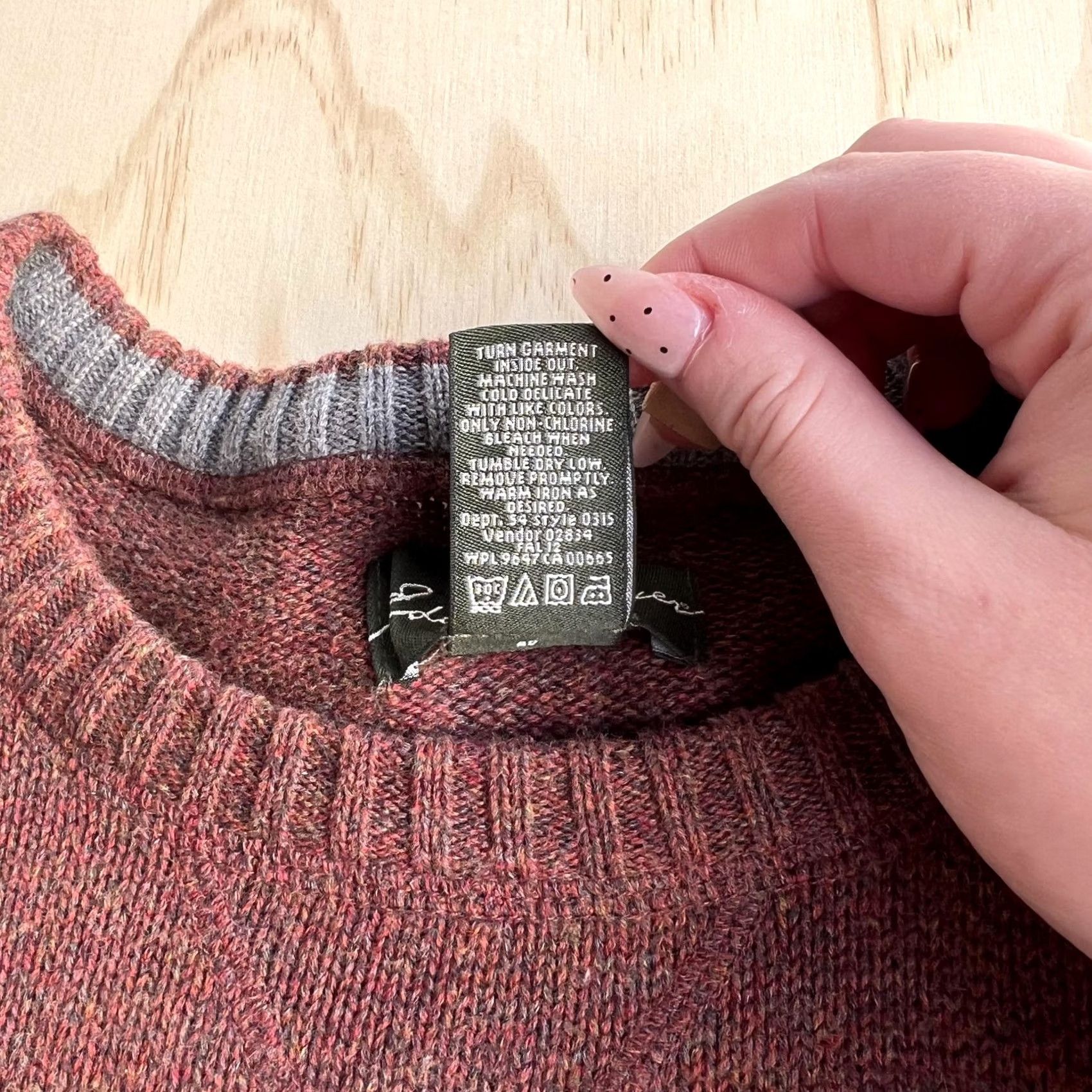 Eddie Bauer Eddie Bauer Sweater Mens XL Orange Heathered Crewneck Knit Pullover 100% Cotton Size US XL / EU 56 / 4 - 4 Thumbnail