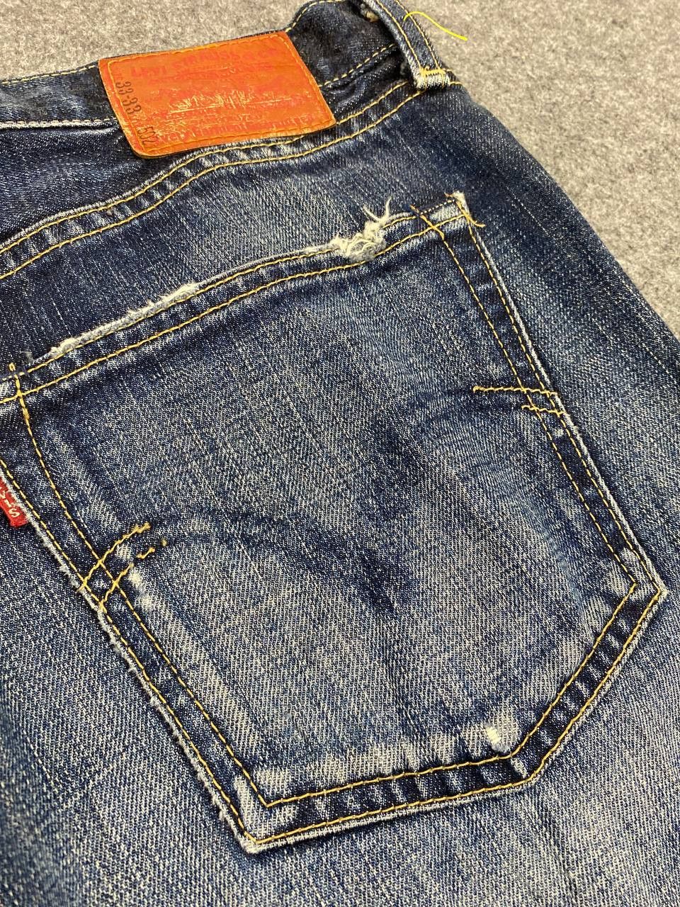 Levi's vintage levis 502 distressed denim nice design Size US 34 / EU 50 - 5 Thumbnail