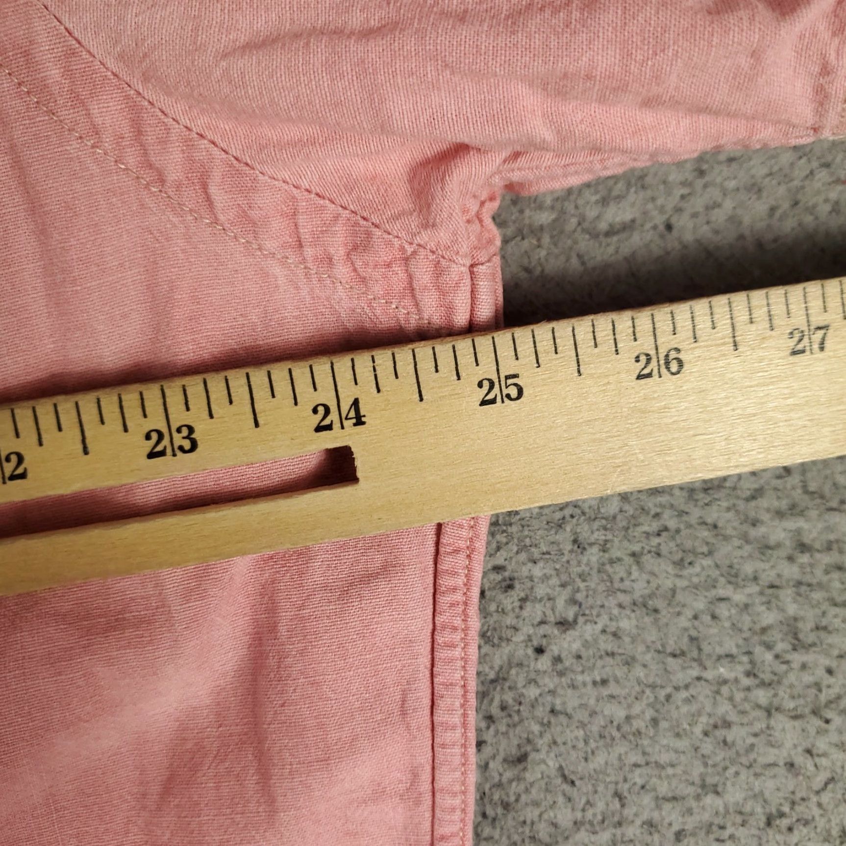 Ralph Lauren Ralph Lauren Shirt Mens XL Red/Pink FiPony Casual Button-Up Short Sleeve, Cotton, 100% Woven, Classic Preppy Logo, Regular Fit, Pink, 90s? Size US XL / EU 56 / 4 - 5 Thumbnail